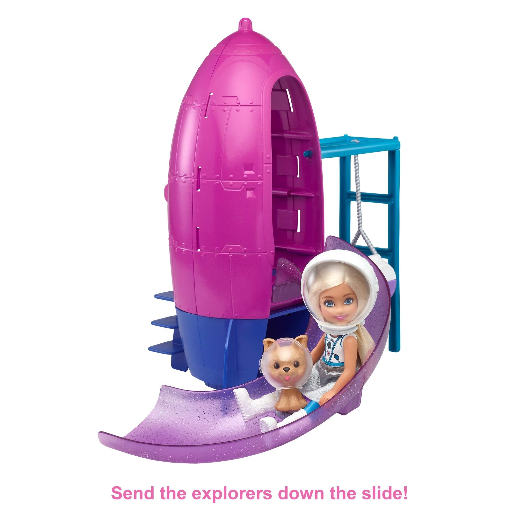 Barbie Space Discovery Chelsea Doll & Rocket Ship Playset with Puppy - Ages 3 to 7 9