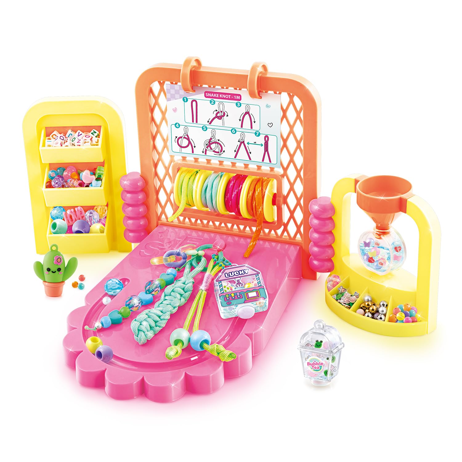 Canal Toys Style 4 Ever DIY Keychain Making Kit - Create 8 Paracord & Beaded Keychains 2