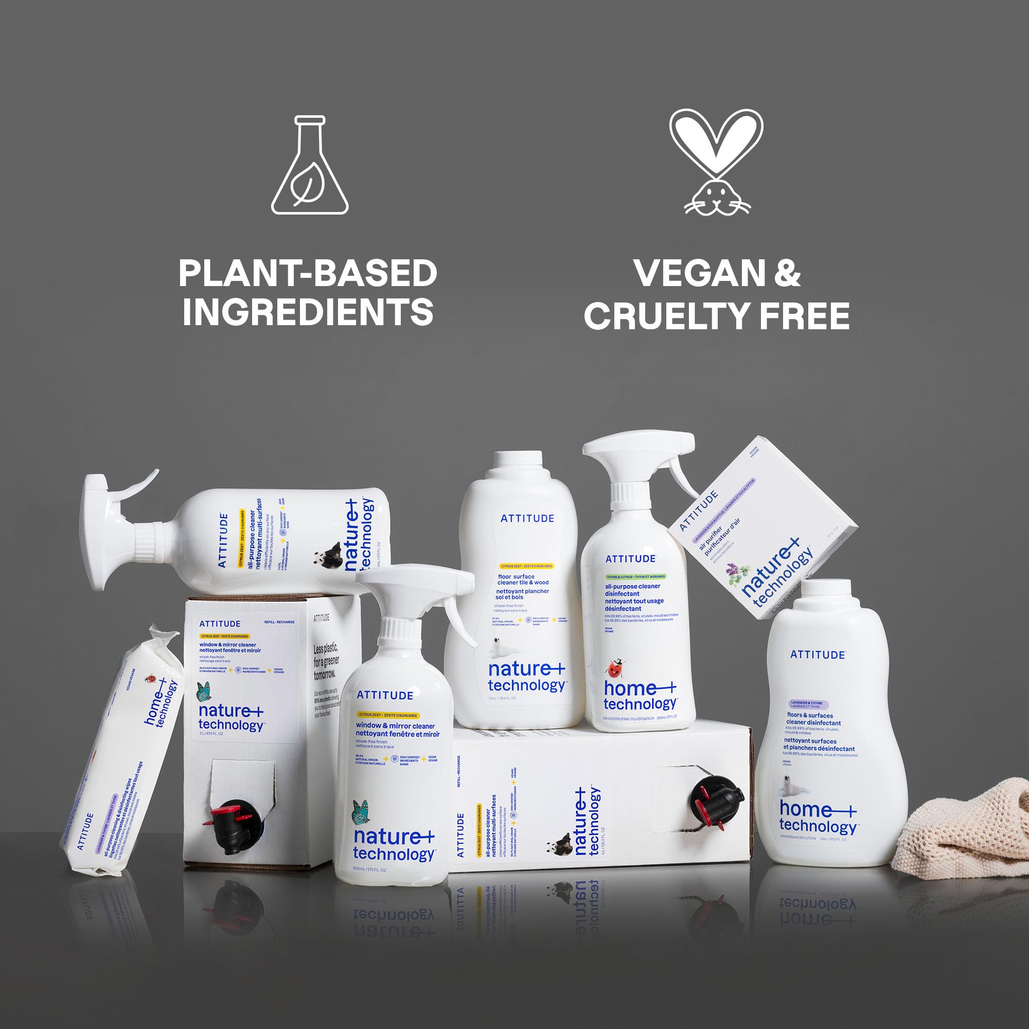 ATTITUDE Odor Eliminator with Activated Carbon | Lavender & Eucalyptus Scent | Vegan & Cruelty-Free 6