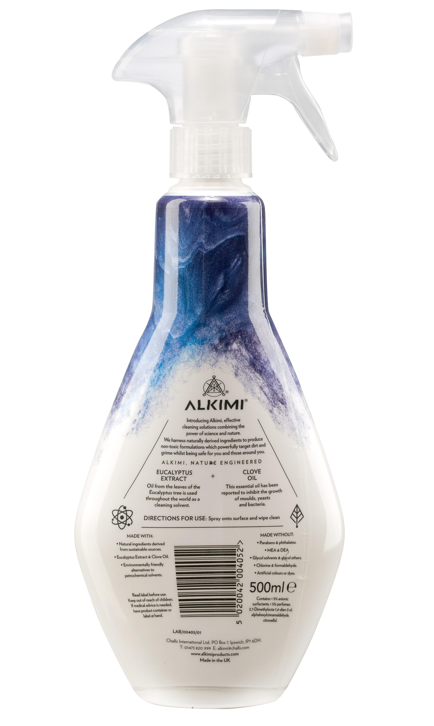ALKIMI Bathroom Cleaning Spray - Powerful Cleaning, Natural Ingredients, Pack of 3 x 500 ml 3