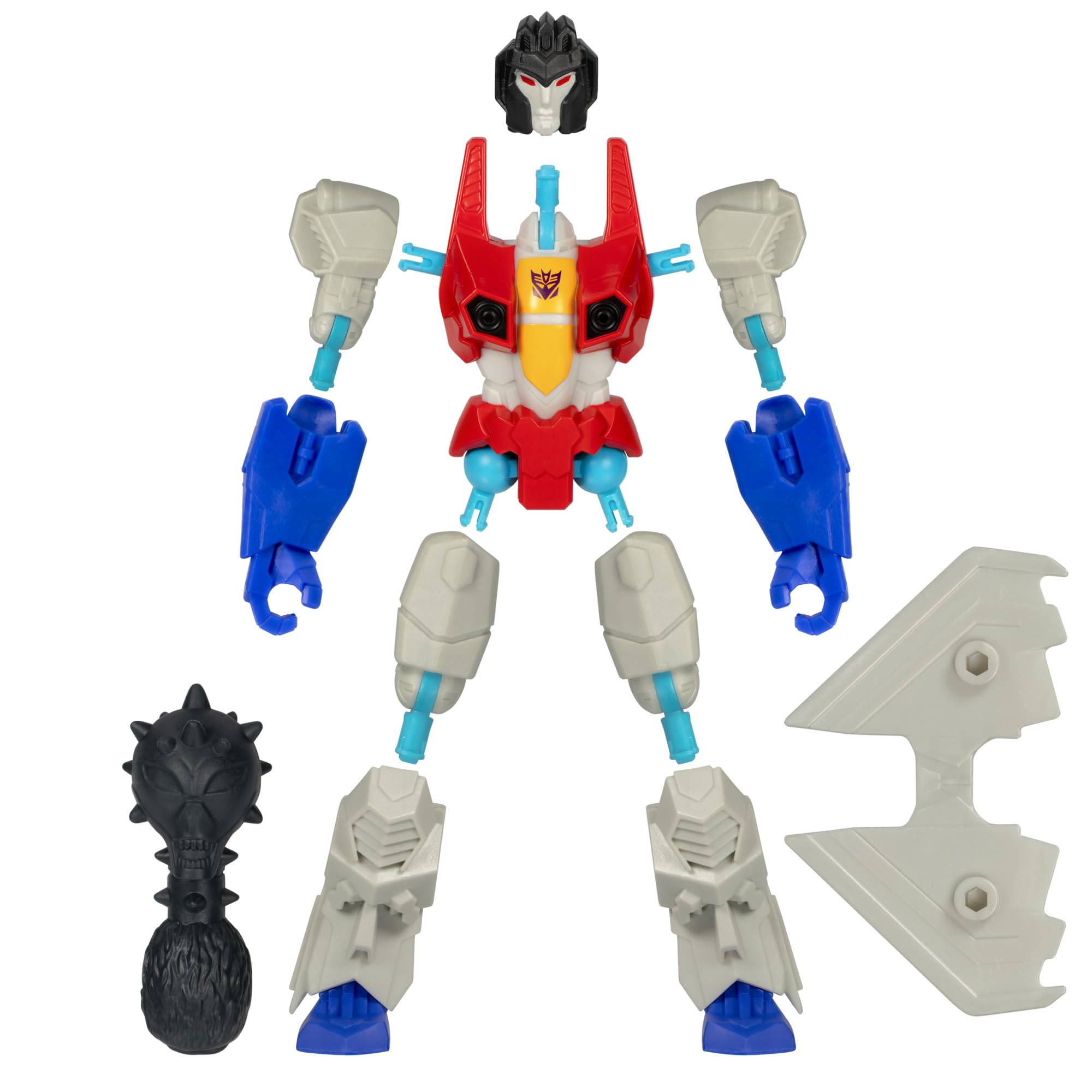 Transformers MixMashers Starscream Action Figure - 5-Inch Scale, Mix & Match Play | Hasbro