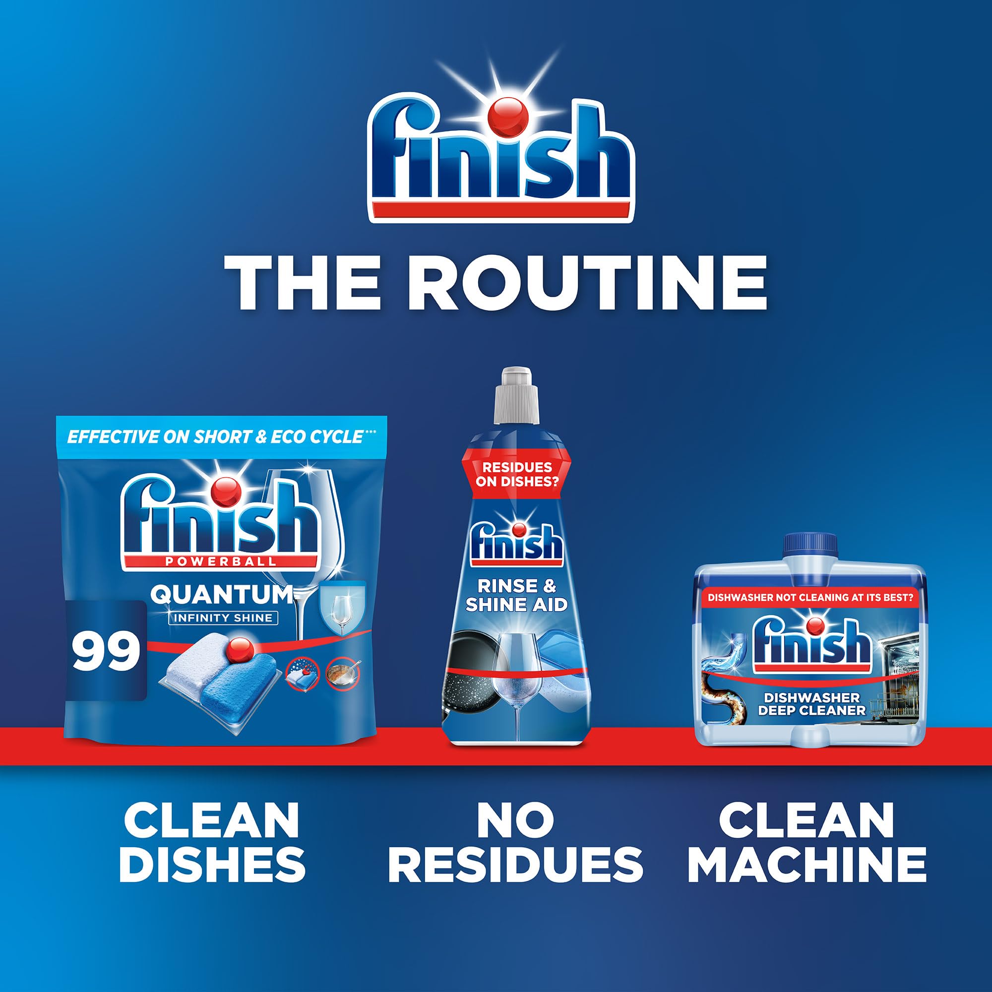 Finish Quantum Infinity Shine Dishwasher Detergent Tablets - Fresh Scent | 100 Count 8