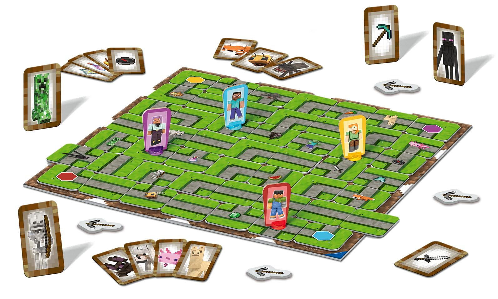 Ravensburger Minecraft Labyrinth - The Moving Maze Board Game for Kids and Families 9