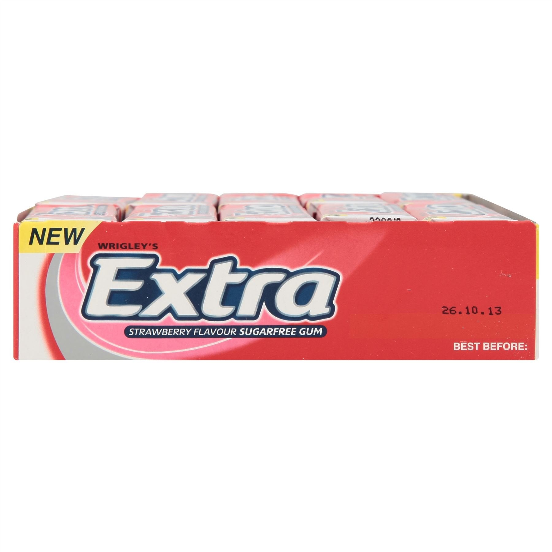 Mars Wrigley Extra Sugar Free Chewing Gum - Strawberry Flavour | 10 Pieces | 14g 2