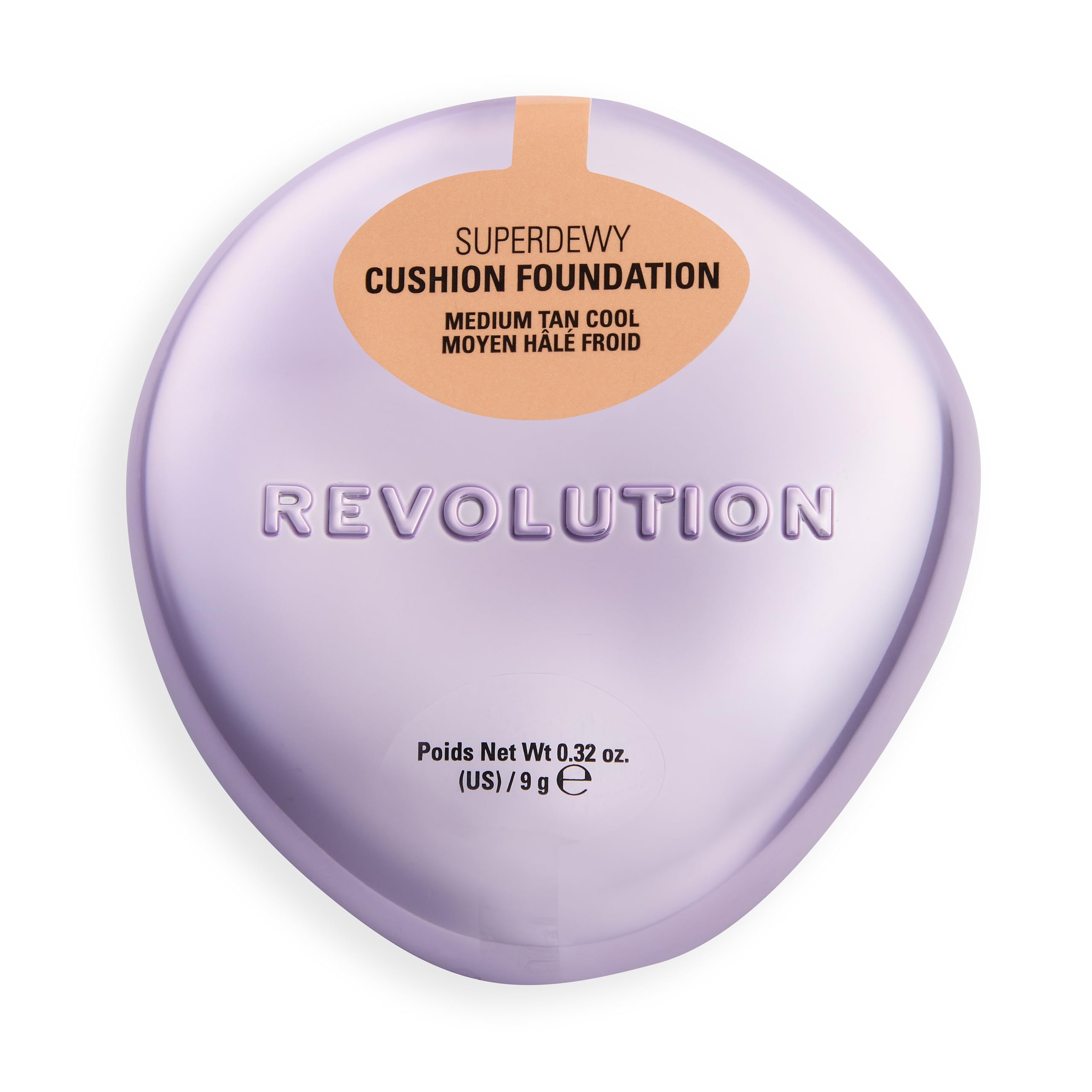 Revolution Beauty London Superdewy Cushion Foundation - Buildable Coverage | Hydrating Finish | Medium Tan Cool