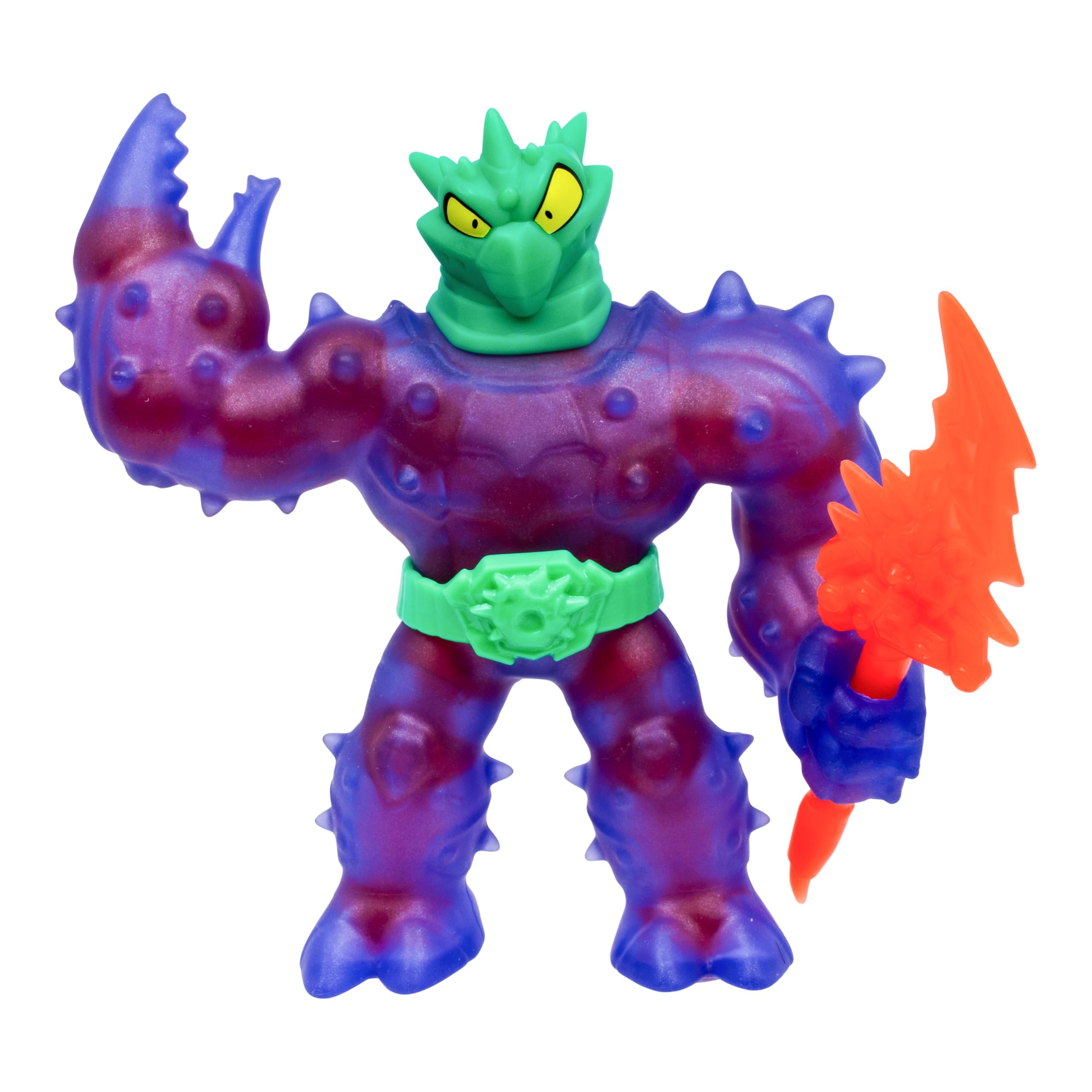Heroes of Goo Jit Zu Meteor Madness Battle Cacticus Action Figure | Stretches 3x Size | Includes Thunder Spear 1