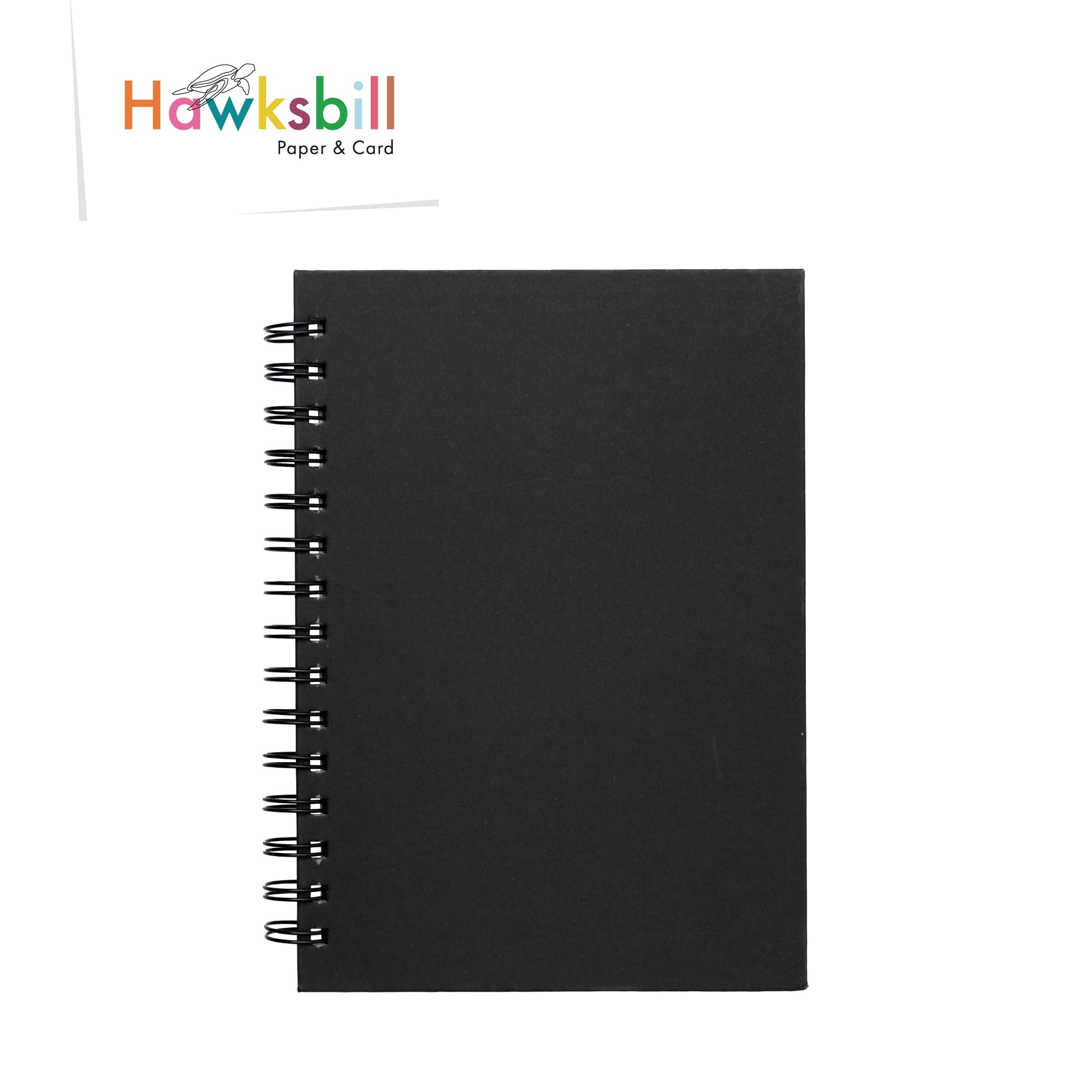 Hawksbill - A3 Black Sketchbook Hardcover Spiral 40 Sheets 150GSM Acid-Free Paper 11