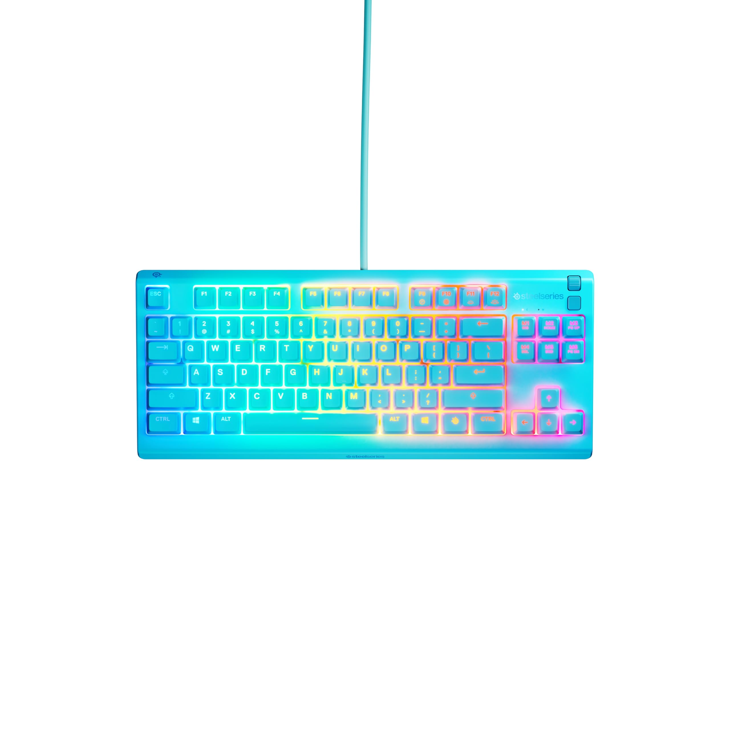 SteelSeries Apex 3 TKL Aqua Gaming Keyboard - TKL, RGB Illumination, USB 7
