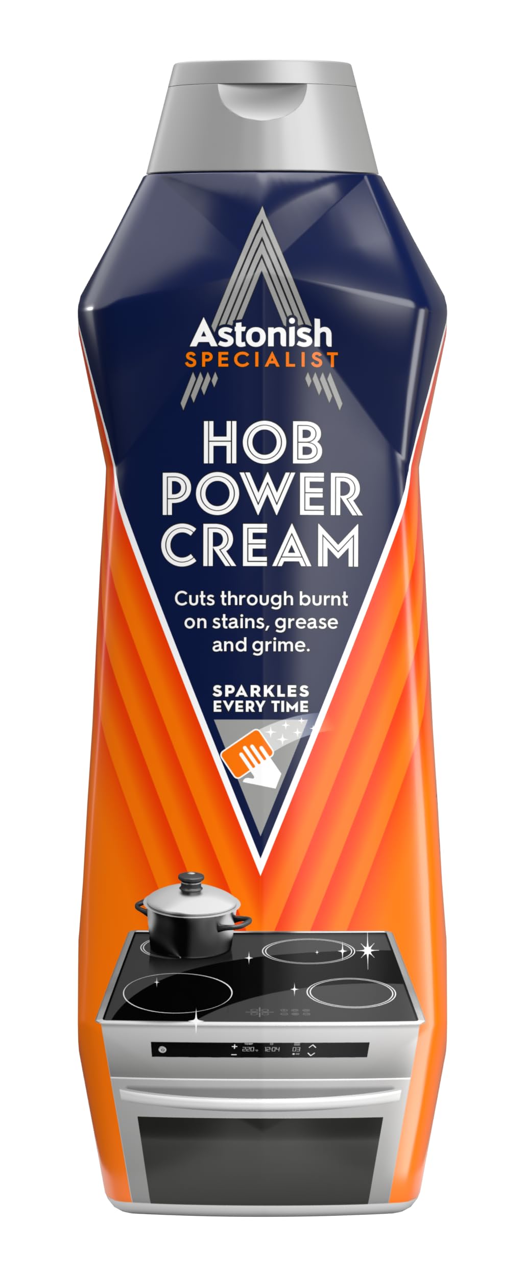 Astonish Specialist Hob Cream Cleaner - Kills 99.9% Bacteria, Lemon Scent, 500 ml 1