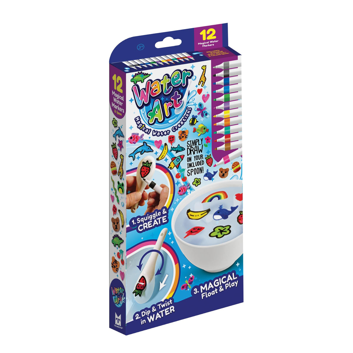 Water Art Magical Water Creations Colouring Pens & Markers - 12 Pack