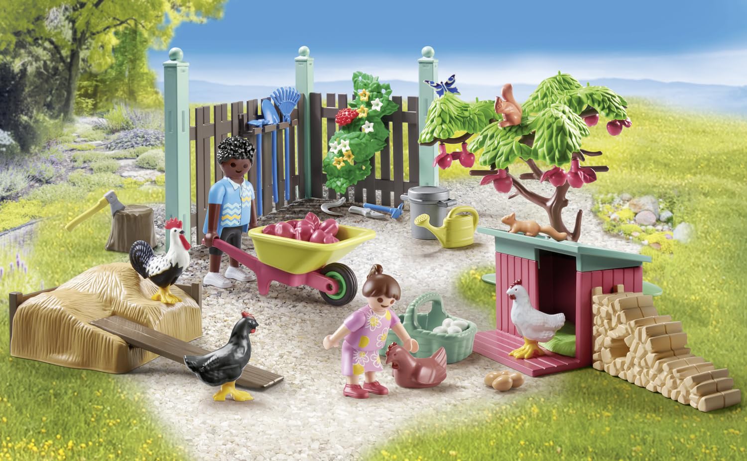Playmobil Little Chicken Farm Playset - Nature-Inspired Living | Ages 4+ | 77 Pieces 3