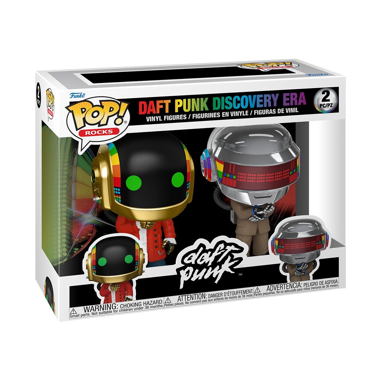 Funko POP! Rocks: Daft Punk - Discovery 2 Pack | Collectable Vinyl Figure | Hero Robot No. 1 1
