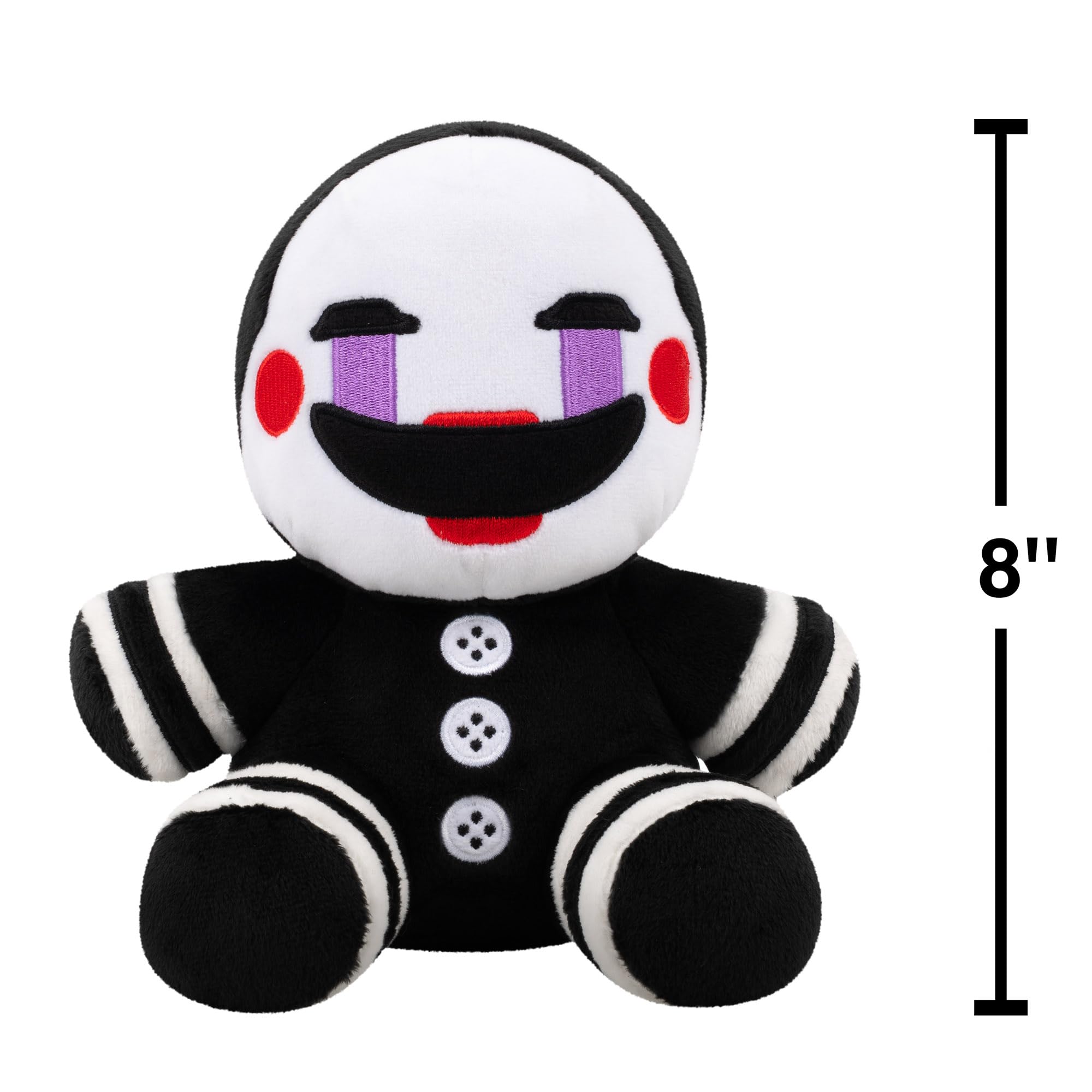 Five Nights at Freddy's The Puppet Plush - 8-Inch Glow-in-the-Dark Eyes Plush Toy 3