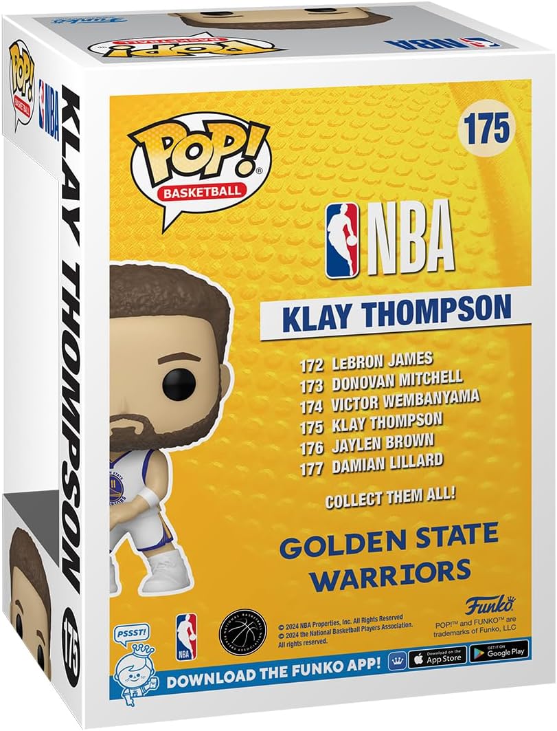 Funko Pop! NBA Golden State Warriors - Klay Thompson Vinyl Figure (75122)