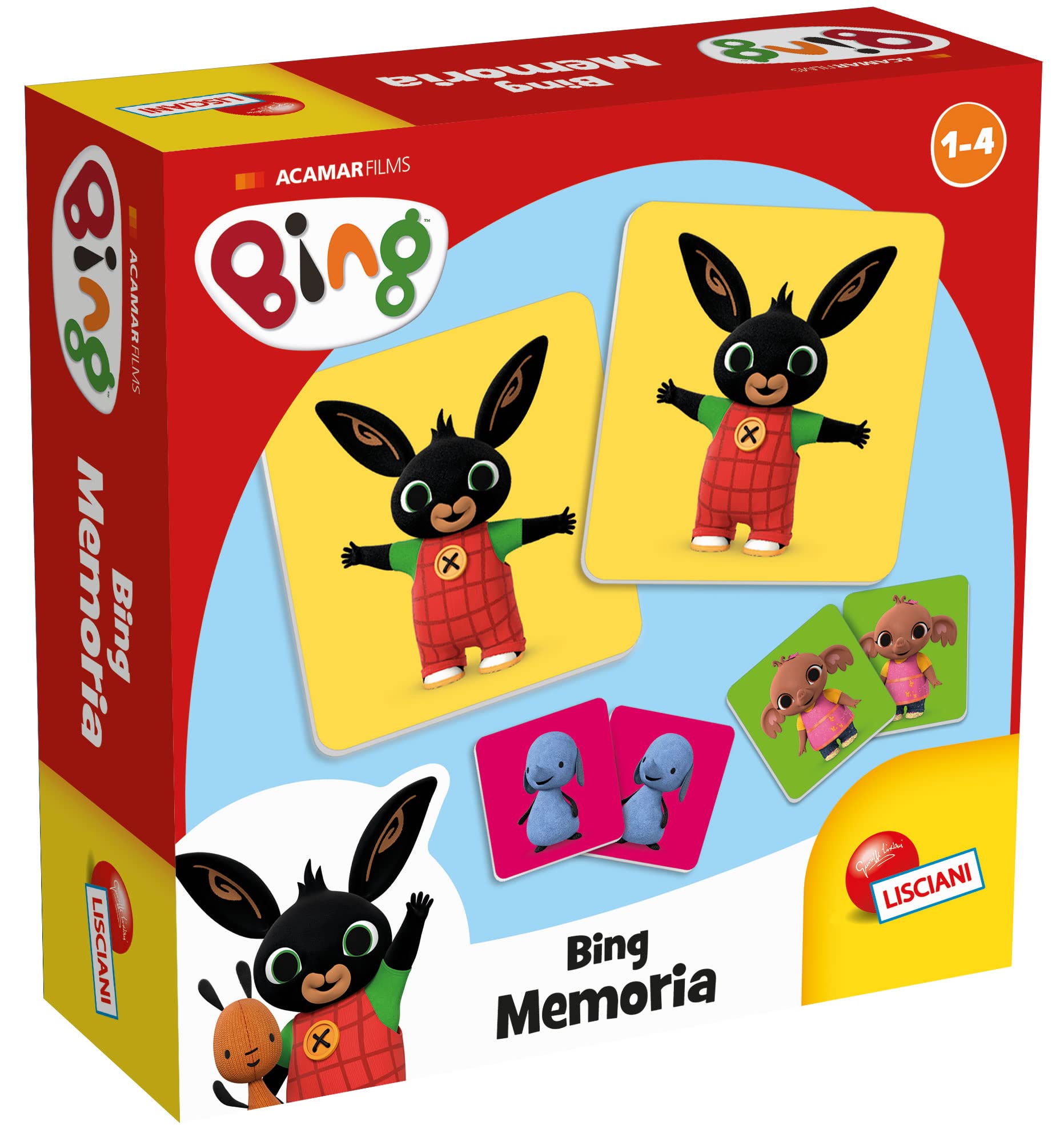 Lisciani Bing Memory Matching Card Game for Kids 4