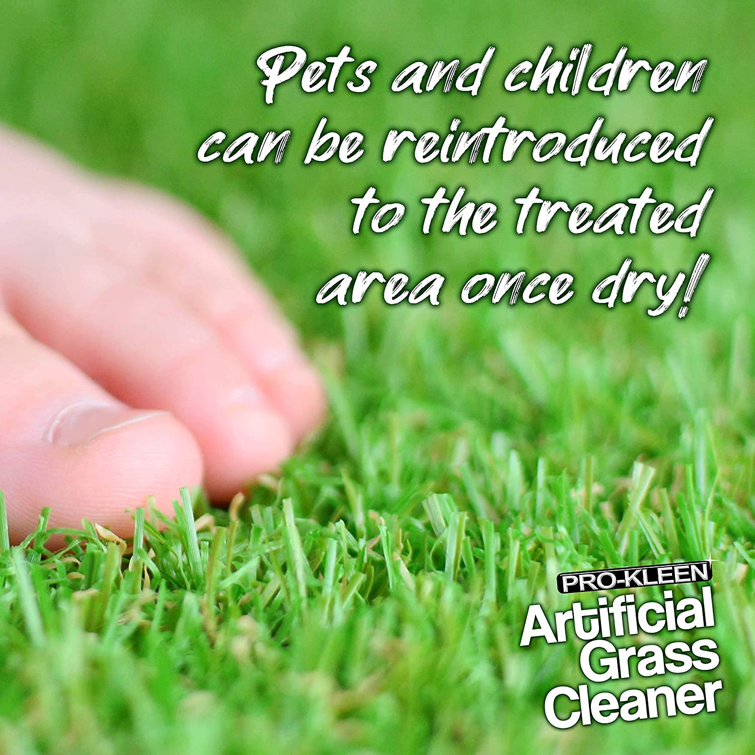 Pro-Kleen Artificial Grass Cleaner - 3-in-1 Formula, Pet Odour Eliminator, 1L 2