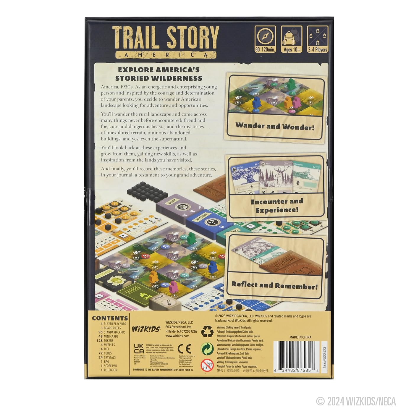 WizKids Trail Story: America Standard Edition DVD Game