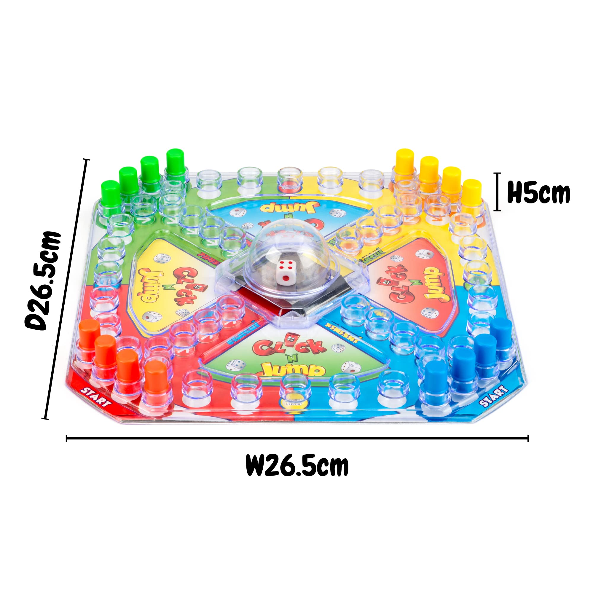 Toyrific Click and Jump Frustration Classic Edition Board Game | 2-4 Players | Ages 4+ 7