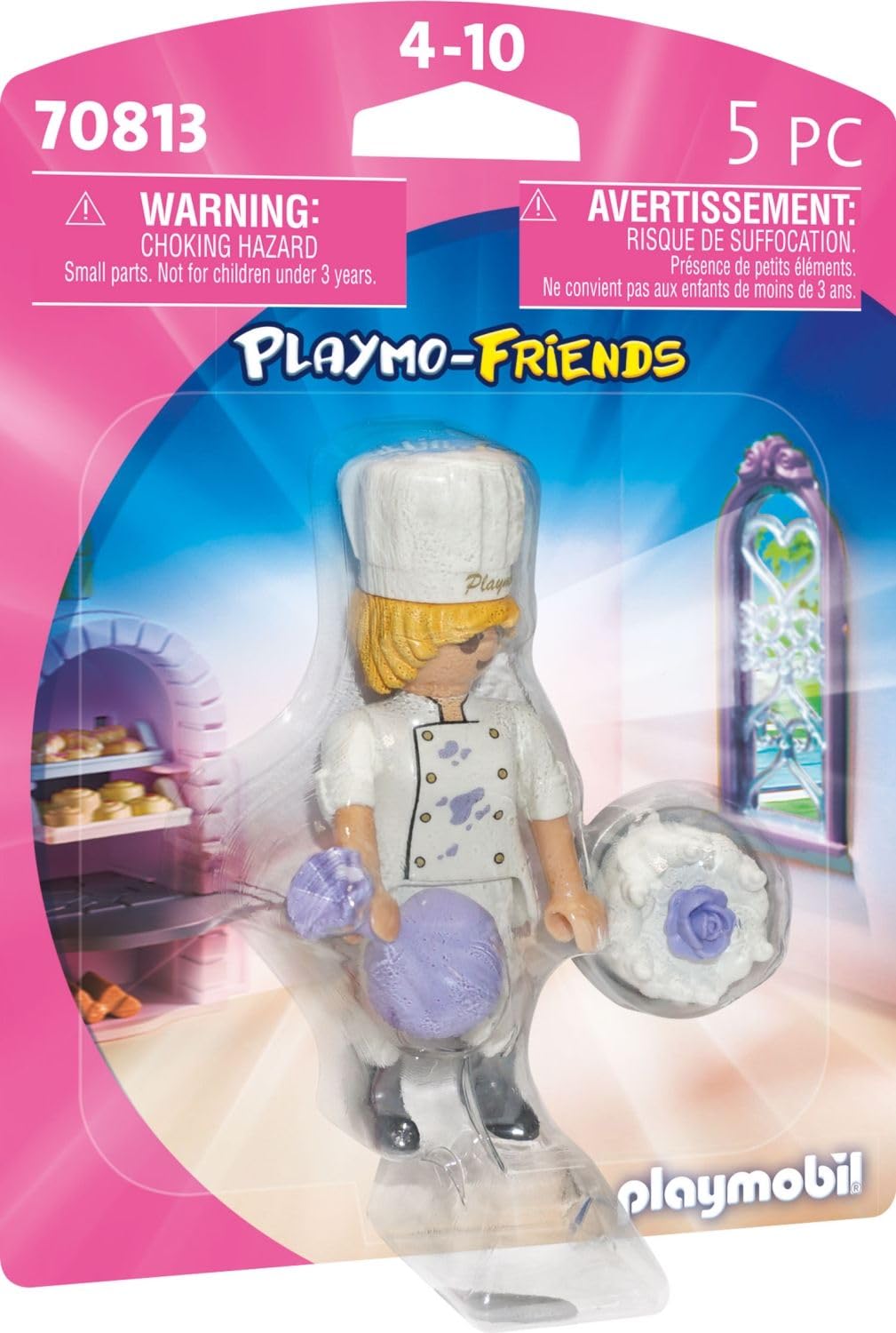 Playmobil 70813 Konditor-Spielset – Sammelfigur mit Kochmütze und Spritzbeutel, Alter 4–10