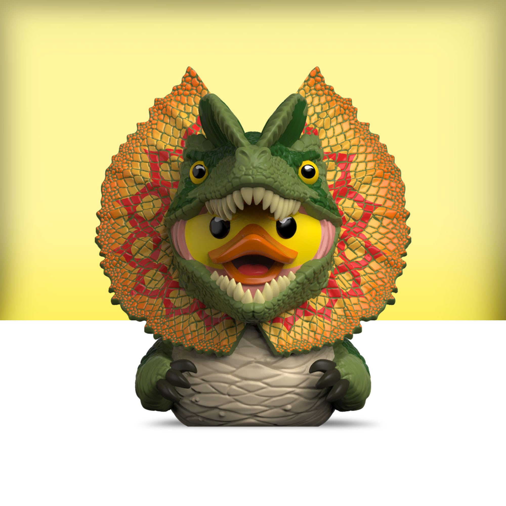 TUBBZ Mini Jurassic World Rebirth - Dilophosaurus Vinyl Duck Figure 10