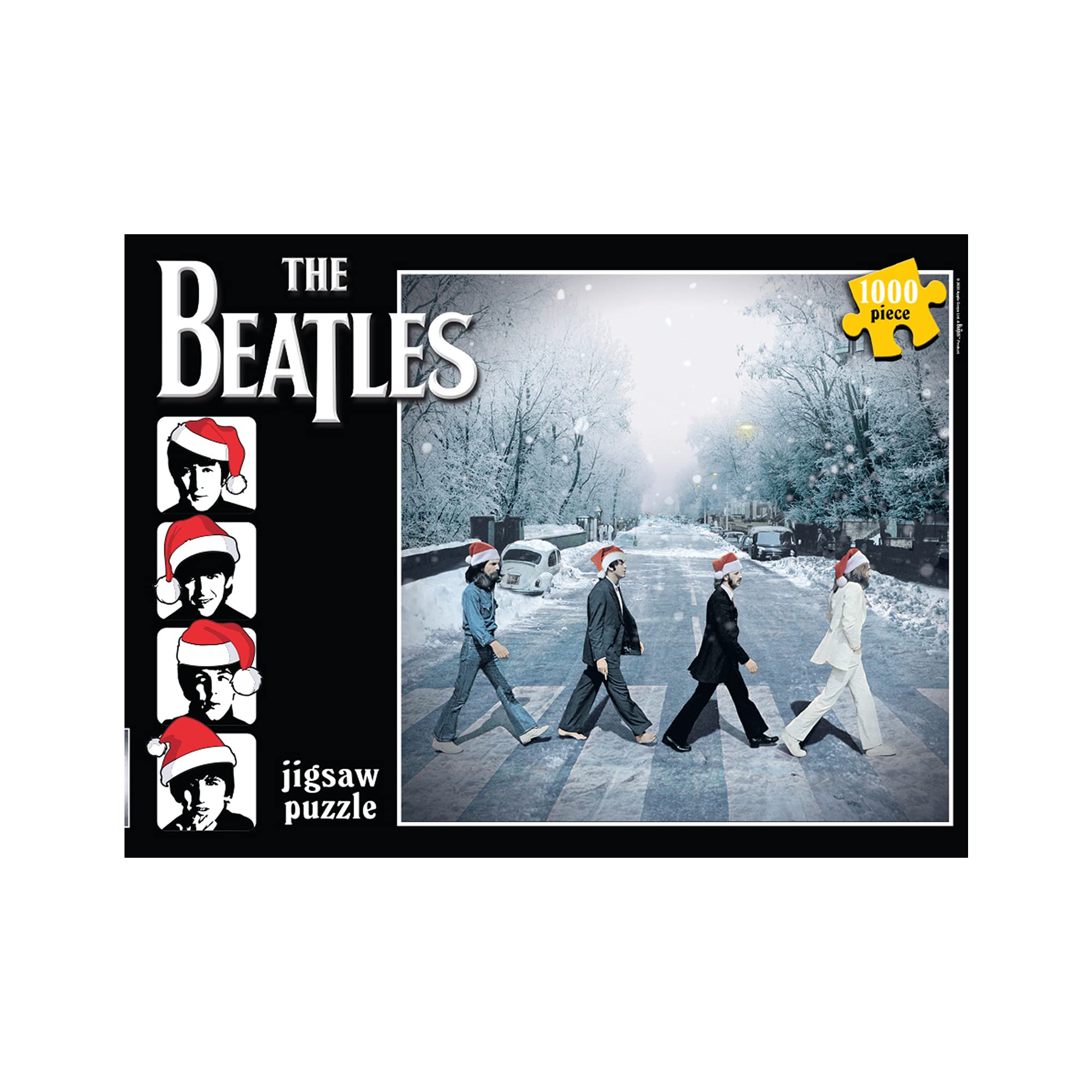 University Games The Beatles Christmas 1000 Piece Puzzle - Abbey Road Snow Scene 6
