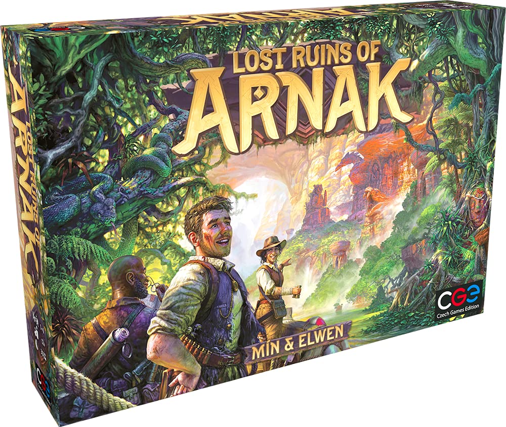 Tschechische Spiele-Edition | Verlorene Ruinen von Arnak | Brettspiel | 1 bis 4 Spieler