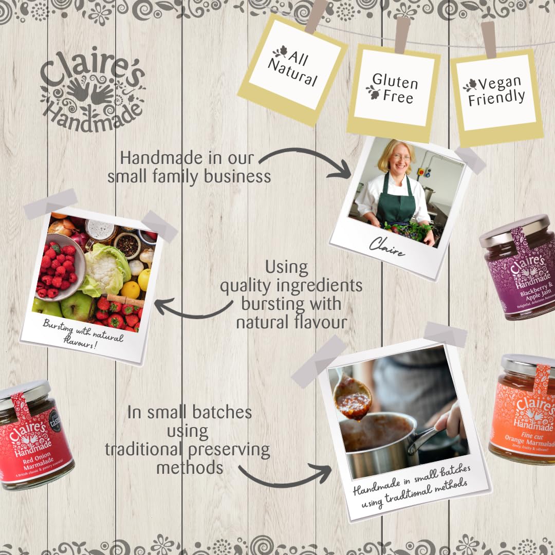 Claire's Handmade Ginger and Orange Marmalade (227g) - Traditionally Made with Real Ginger Root 12