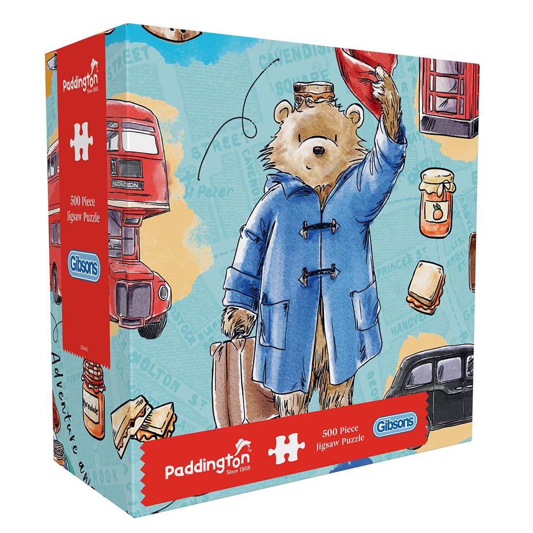 Gibsons Paddington 500 Piece Jigsaw Puzzle - Classic Character | 48x34cm Completed Size | Ages 8+