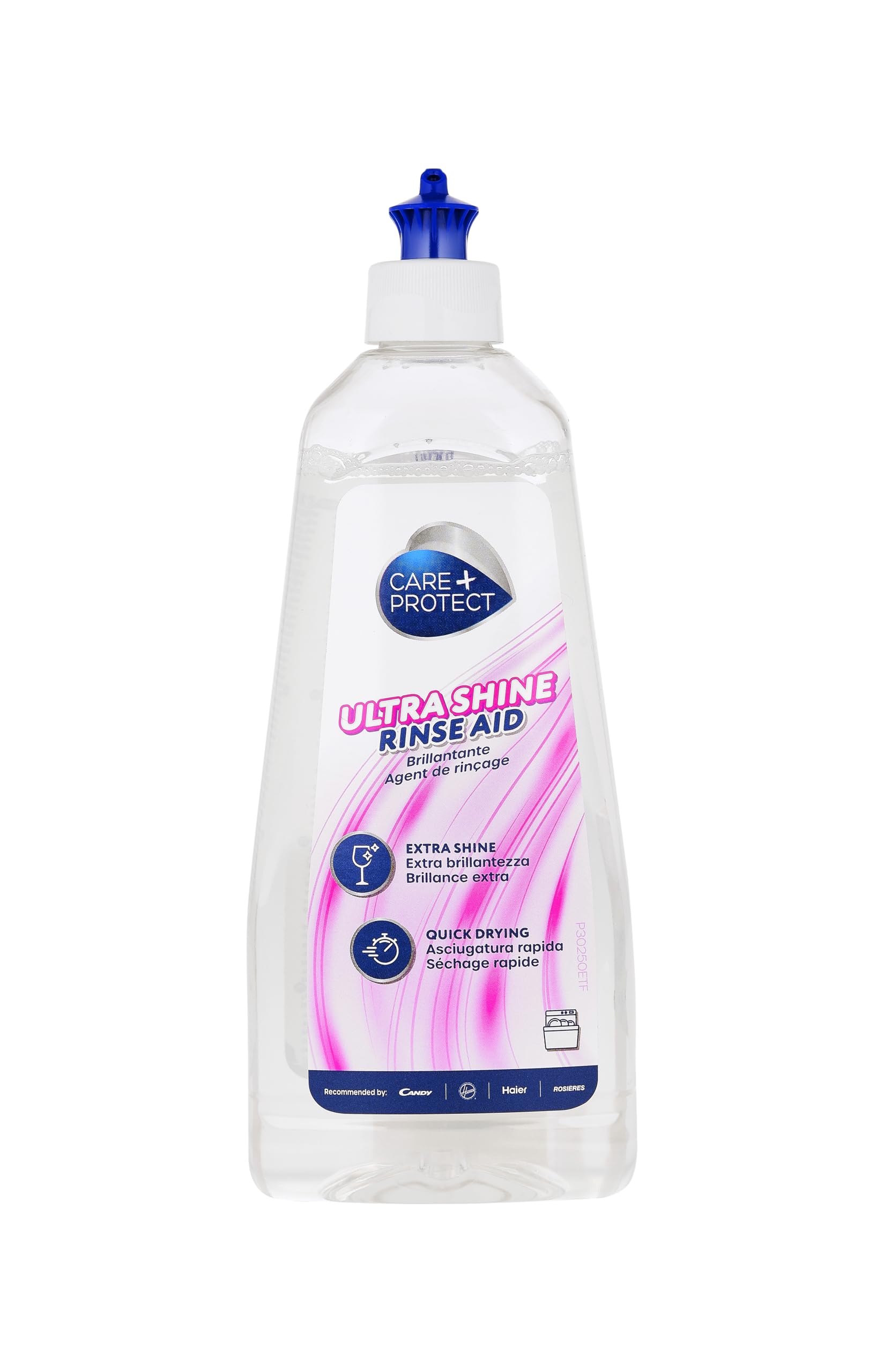 CARE + PROTECT Ultra Shine Universal Rinse Aid for Dishwasher - 500ml | Unscented | Faster Drying 1