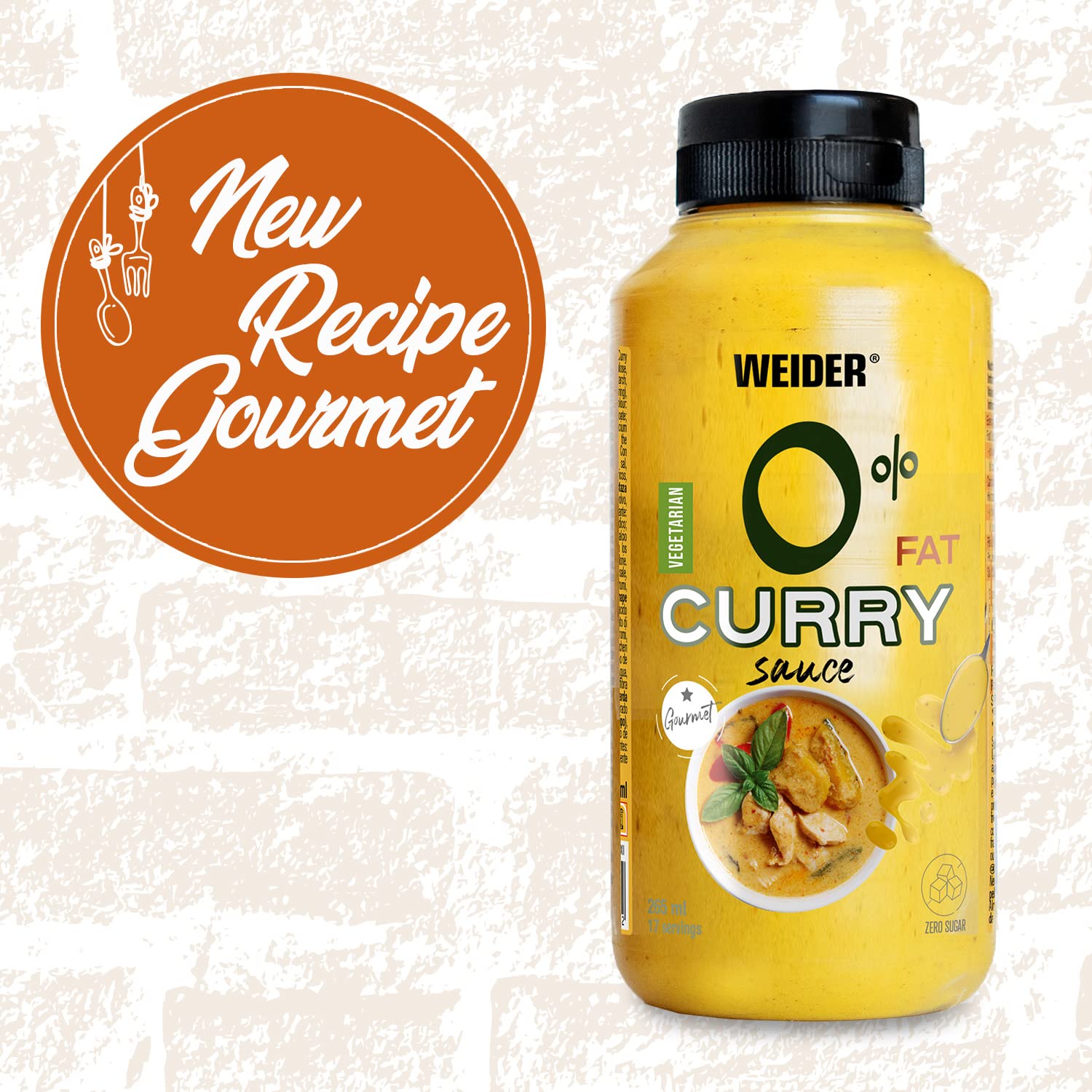 Weider Gourmet 0% Fat Curry Sauce - New Recipe | 265 ml 2