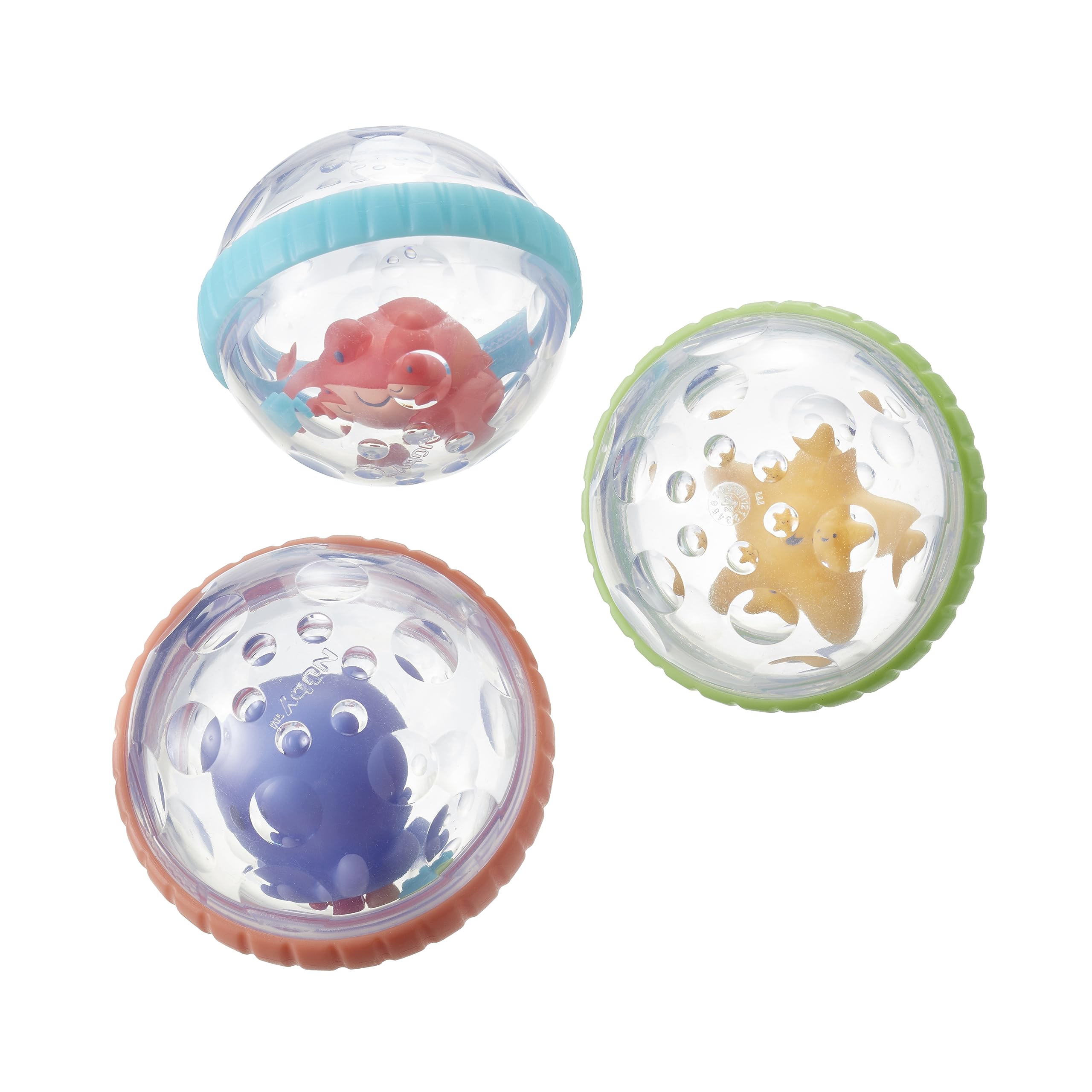 Nuby Floating Bubbly Buds Baby Bath Toy - Sensory Play for 6 Months+ 1
