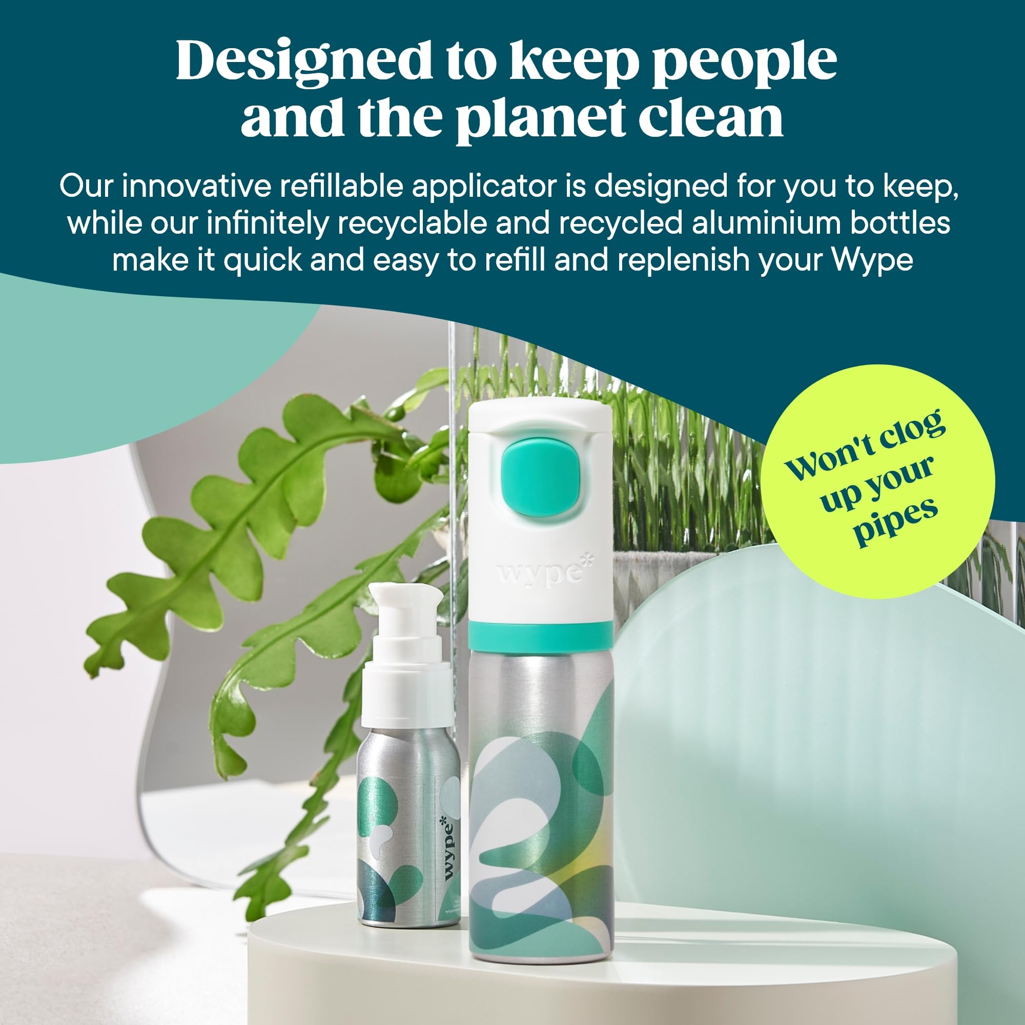 Wype On The Go Bundle Toilet Roll Gel | 3 x 30ml Mini | Flushable & Biodegradable 6