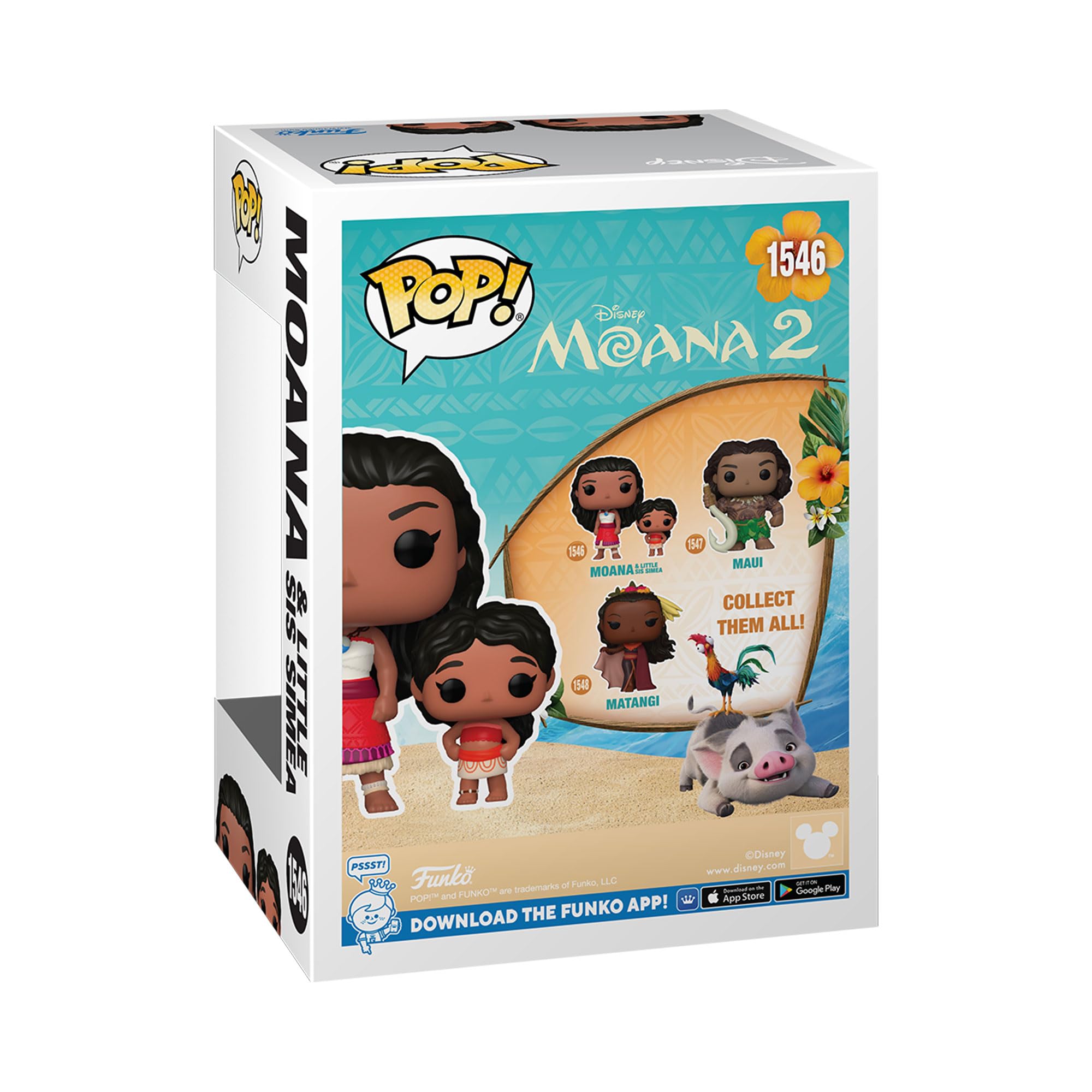 Funko Pop! & Buddy: Moana 2 - Moana & Simea Collectable Vinyl Figure | 3.75 Inches 3