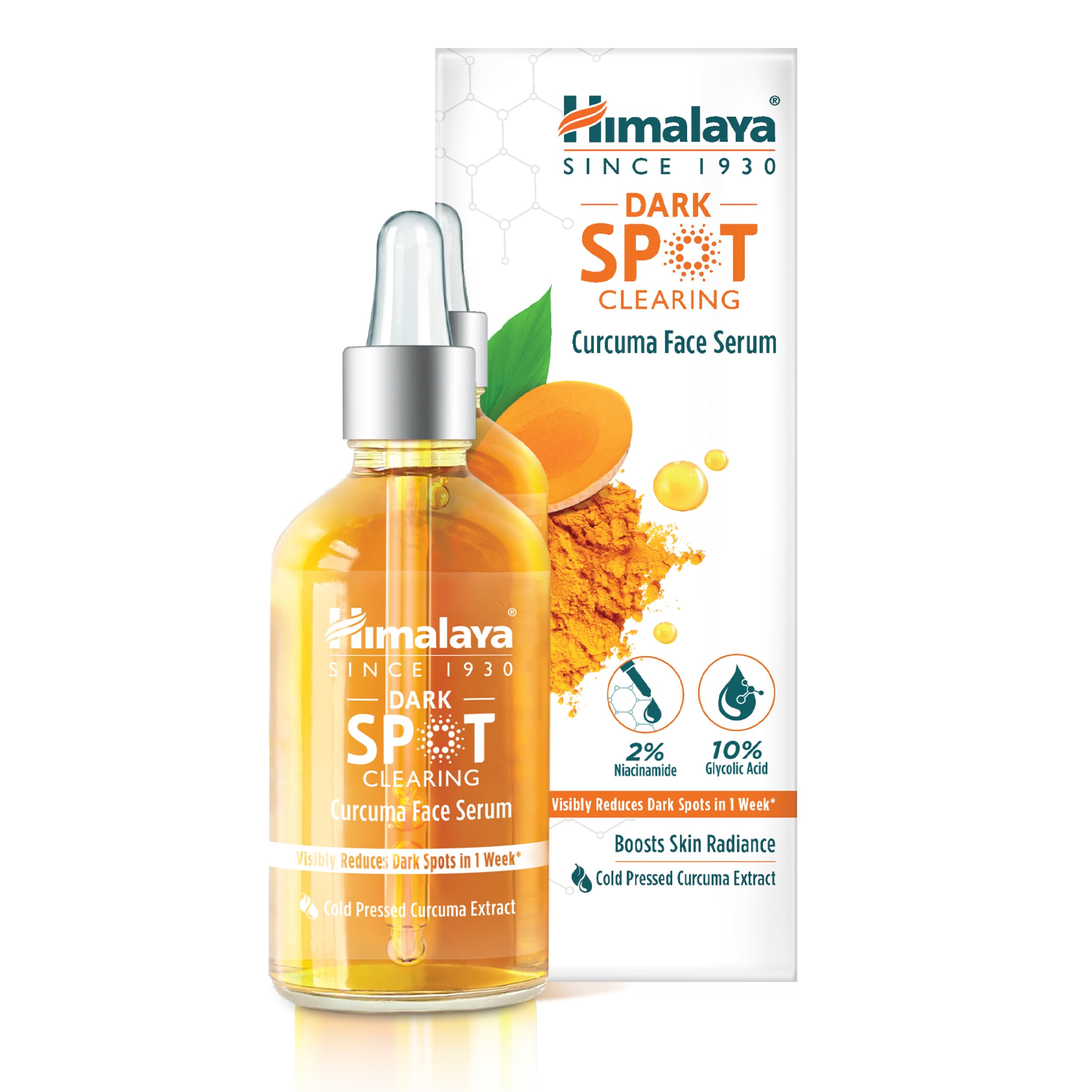Himalaya Dark Spot Clearing Curcuma Face Serum - Visibly Reduces Dark Spots in 1 Week | 30ml | Unisex Adult 1