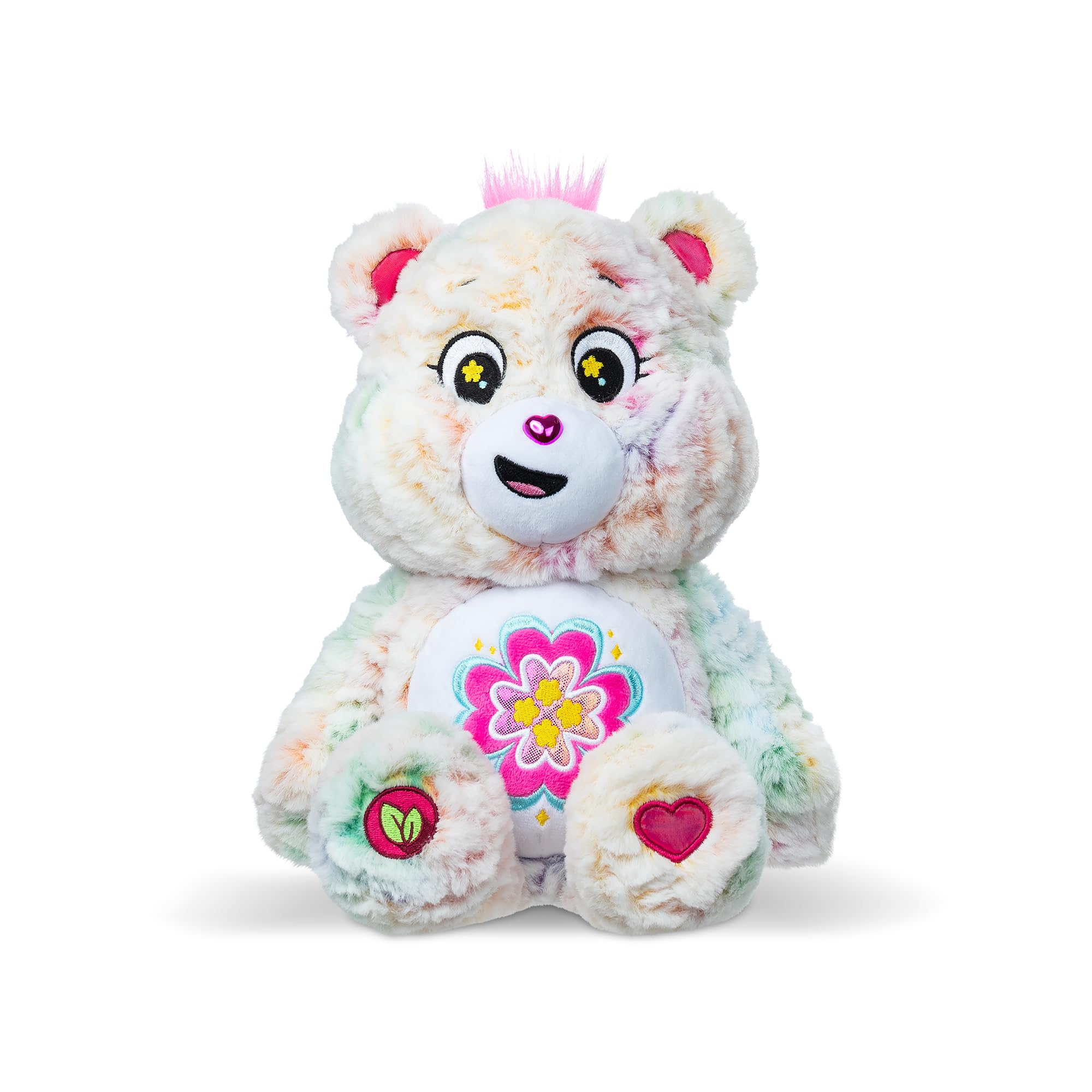 Basic Fun Care Bears Blossom Heart Bear Medium Plush - 35cm | Eco Friendly | Ages 4+ 1