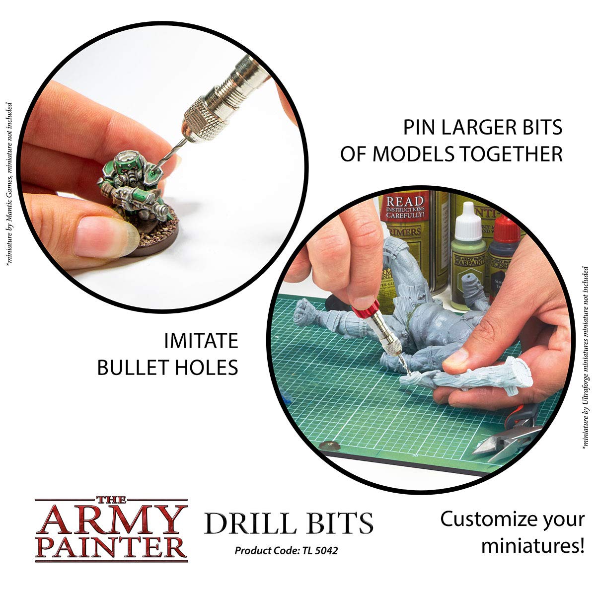 The Army Painter TL5042 Painter Drill Bits - Pack of 10 | 0.7mm to 3.0mm Range 6