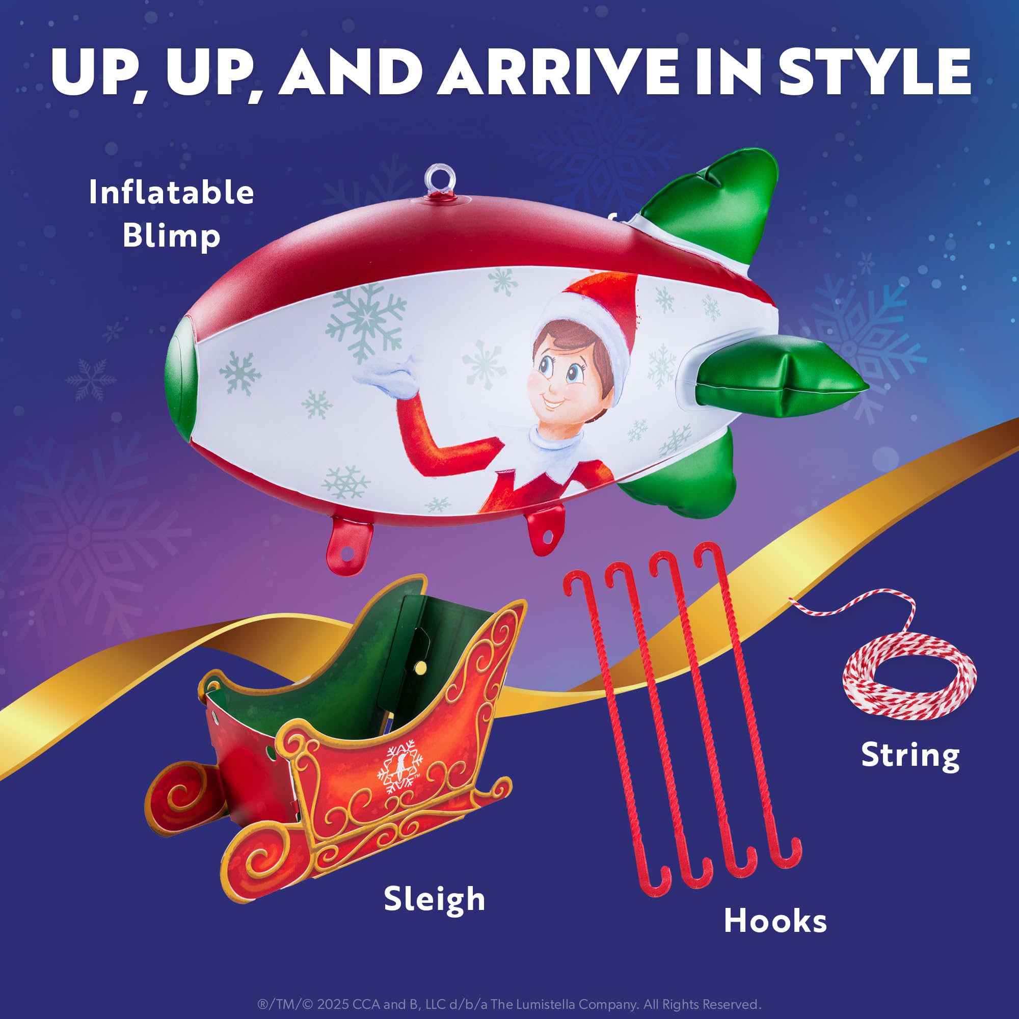 The Elf on the Shelf Polar Props Peppermint Blimp Ride - Limited 20th Anniversary Edition 3