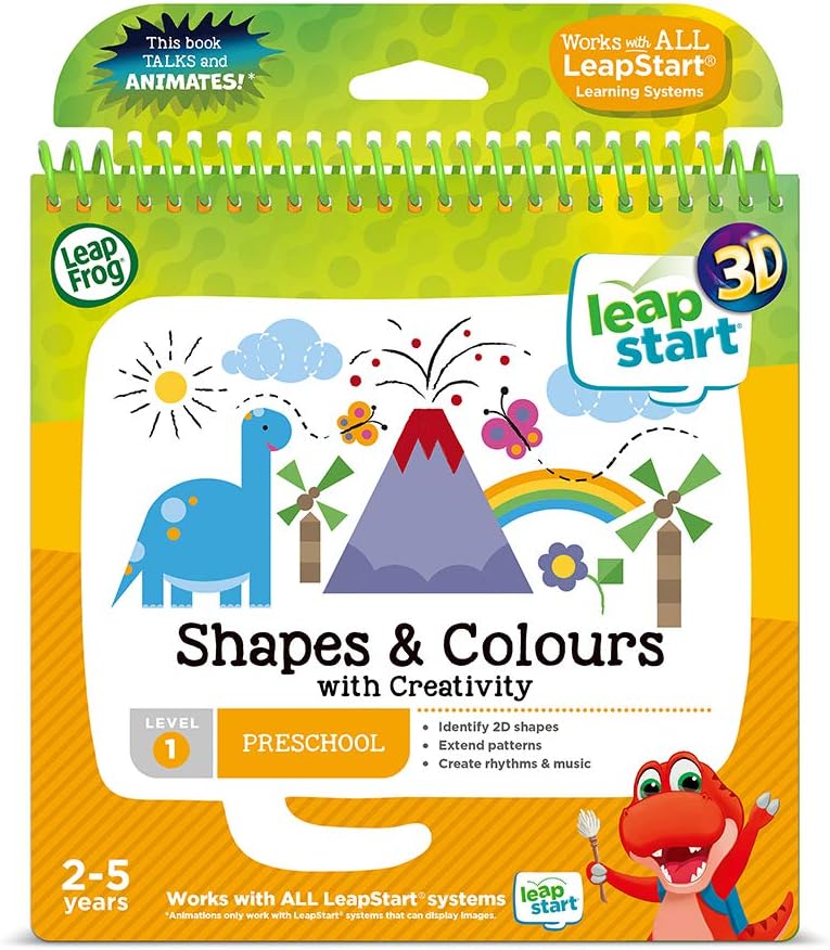 LeapFrog 460503 Shapes and Colours Activity Book - Educational Learning for Ages 2-5 1
