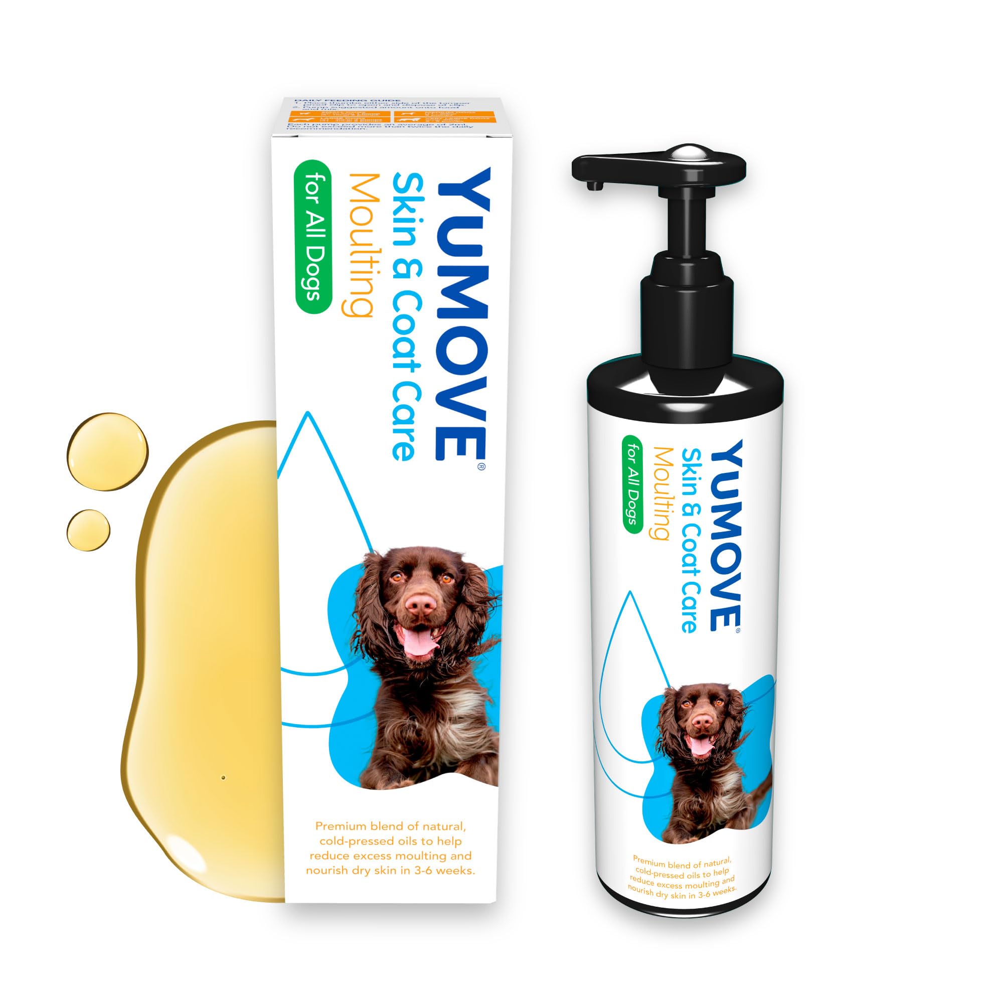 YuMOVE Skin & Coat Care Moulting Supplement for Dogs Oil | Reduces Excess Moulting | 500 ml