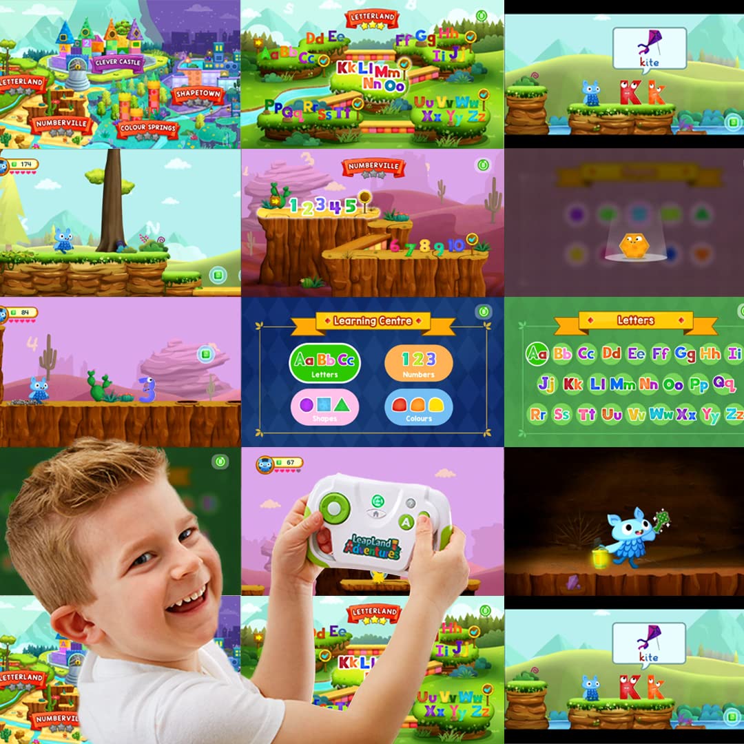 LeapFrog LeapLand Adventures - Kids Learning Game Console with HDMI Game Stick 10