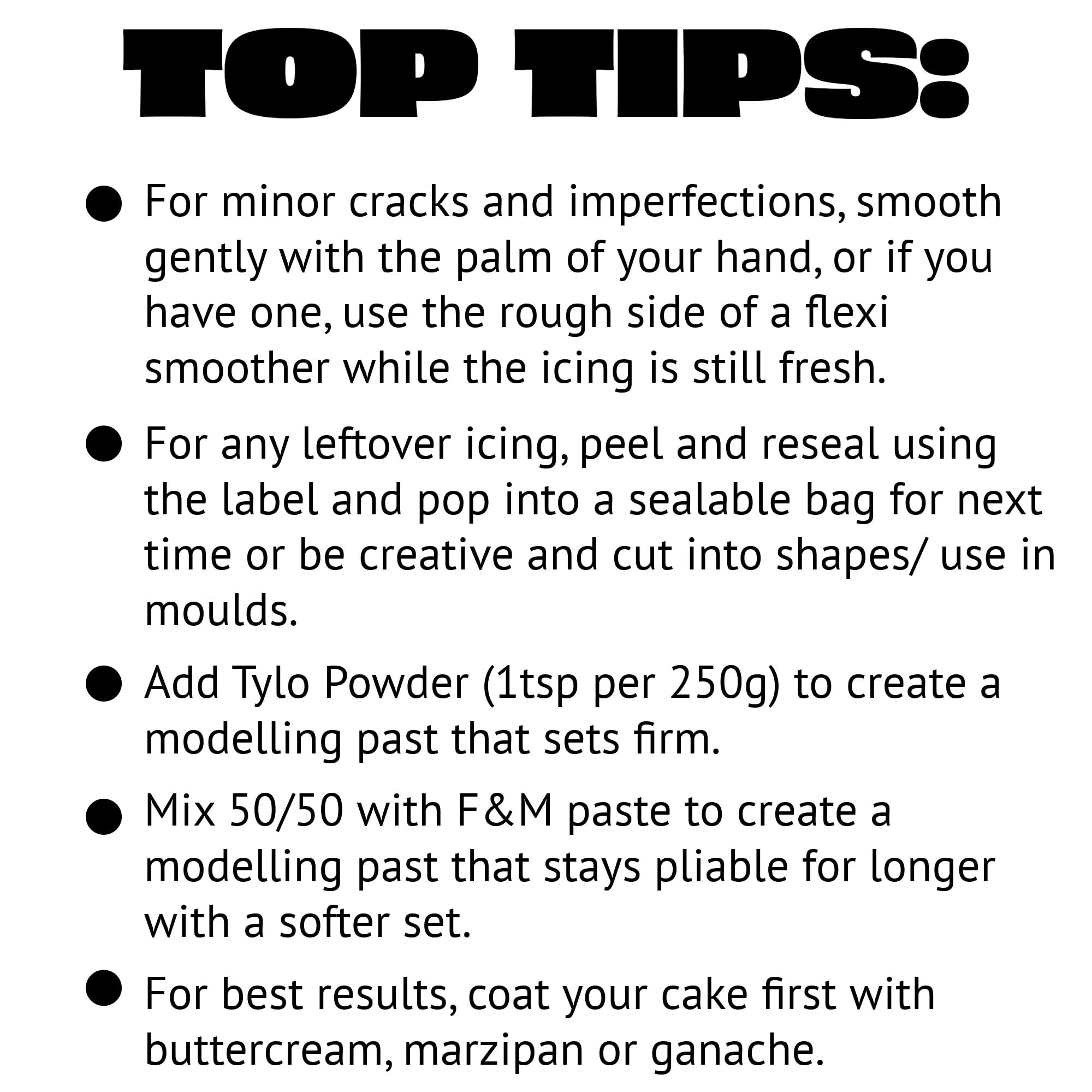 Renshaw - White Extra Stretch Smooth & Thin Fondant Icing 250g 5