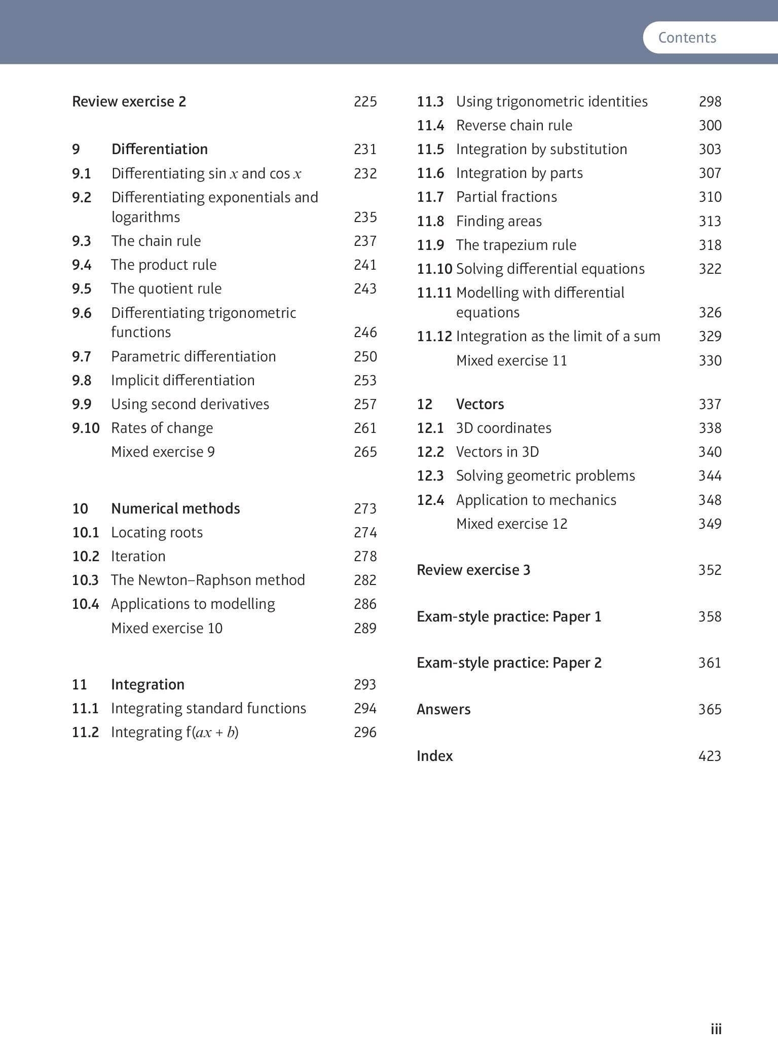 PEARSON EDUCATION Edexcel A level Mathematics Pure Mathematics Year 2 Textbook + e-book (2017) 3