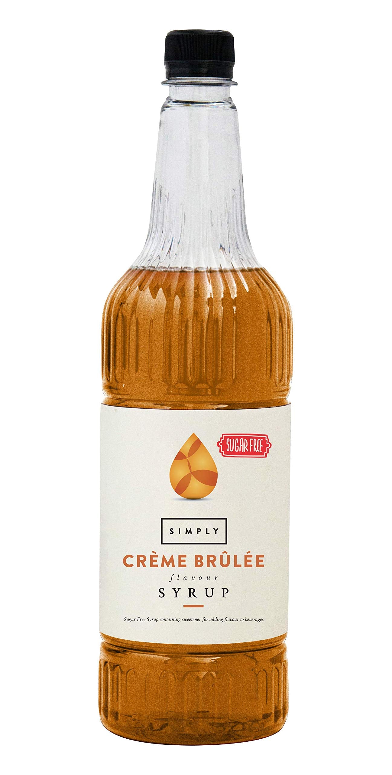 Simply Sugar Free Crème Brûlée Syrup - Low Calorie, Vegan, Nut Free | 1L 1