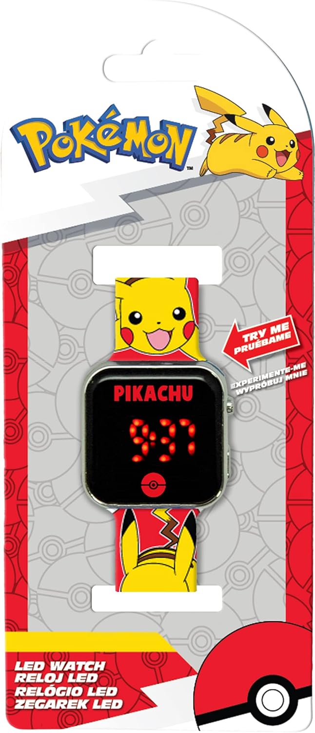 Kids Euroswan Pokemon LED Watch - POK4387 Unisex Kids Watch (POK4387)