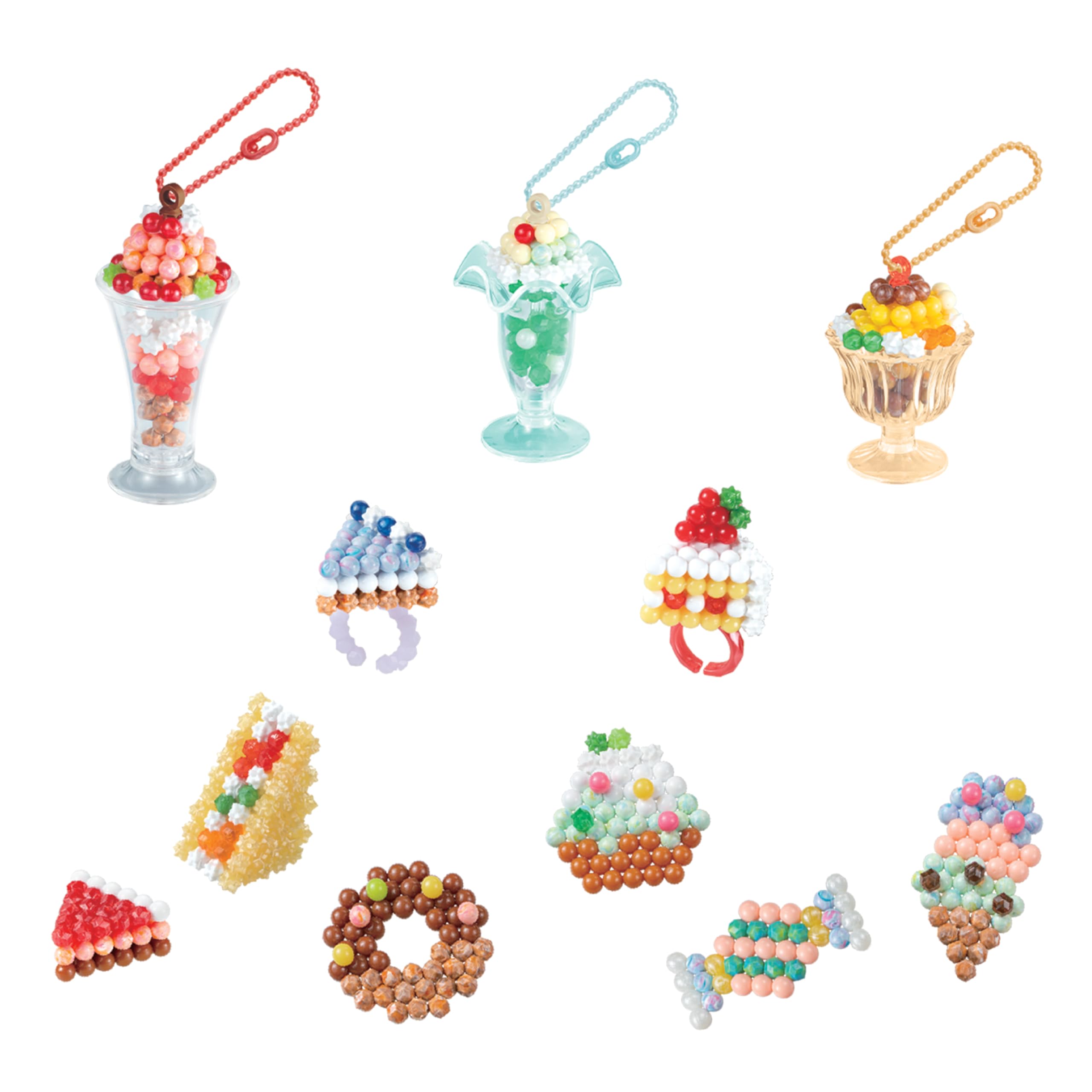 Aquabeads Sundaes & Sweets Accessory Kit - 703-Piece Craft Set with Watercolour Beads for Ages 4+ 2
