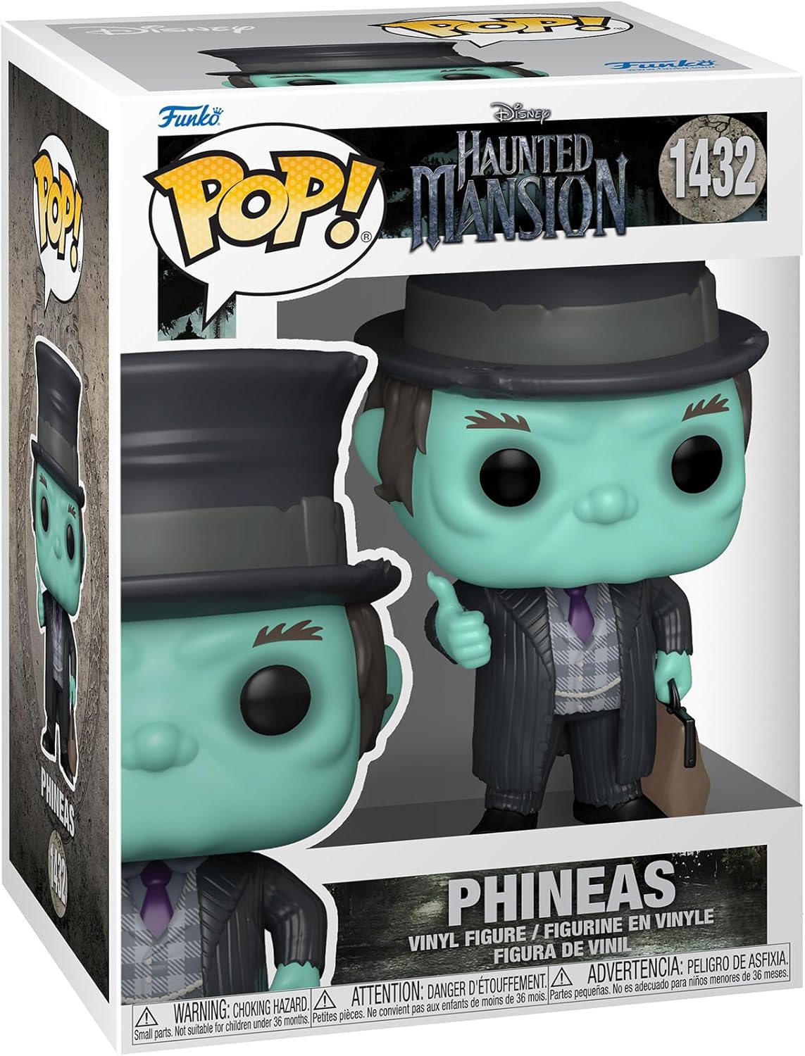Funko Pop! Disney: The Haunted Mansion - Phineas Vinyl Figure (72369) 1