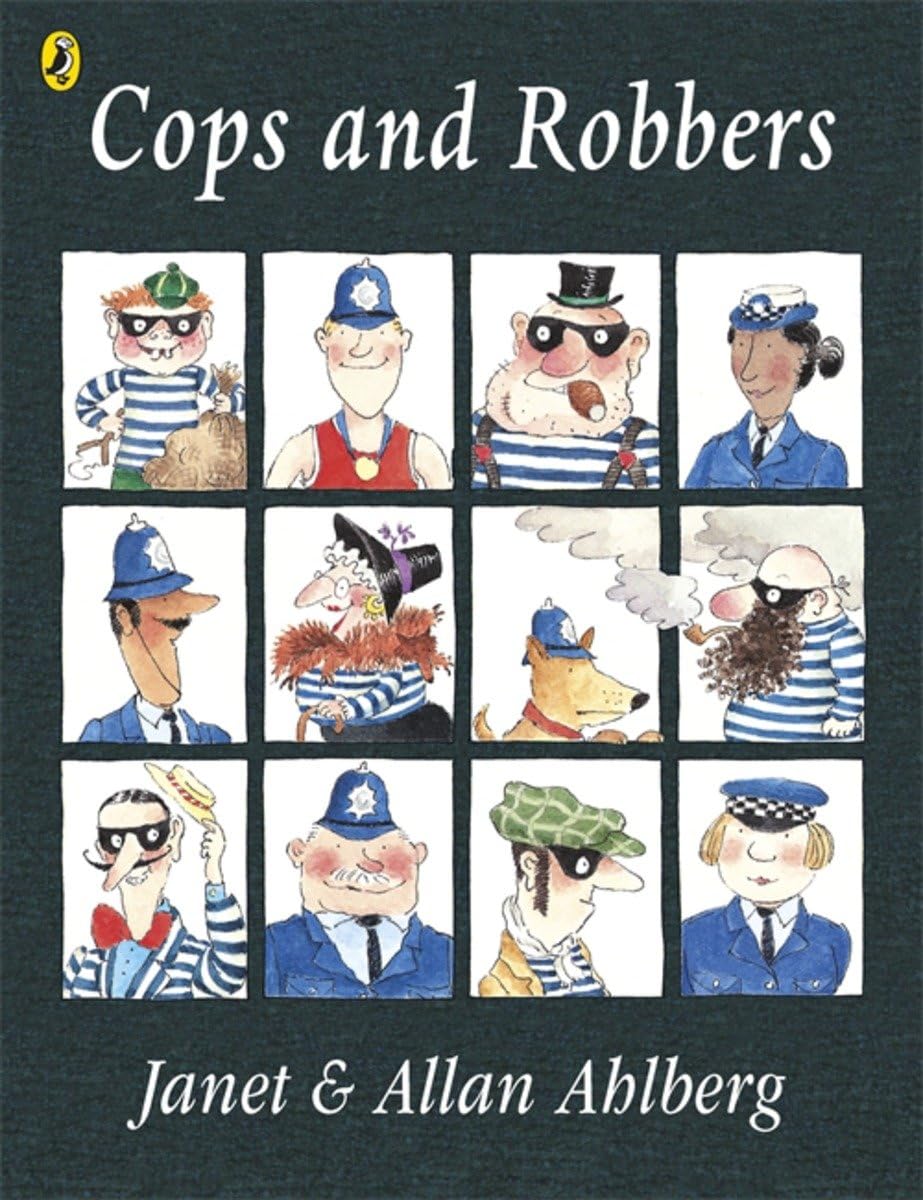 Puffin Cops and Robbers by Allan Ahlberg | Children's Jobs & Careers Book | Paperback