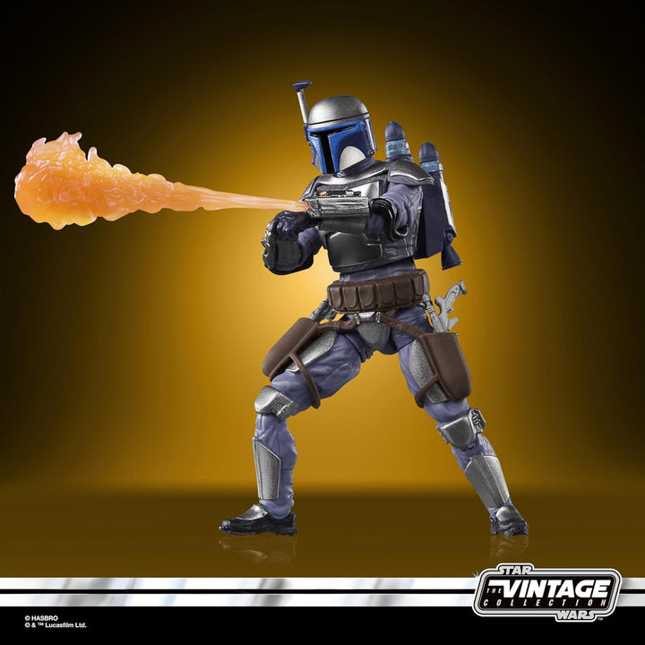 Star Wars The Vintage Collection Jango Fett Action Figure - Attack of the Clones Deluxe 3.75-Inch Collectible for Ages 4+