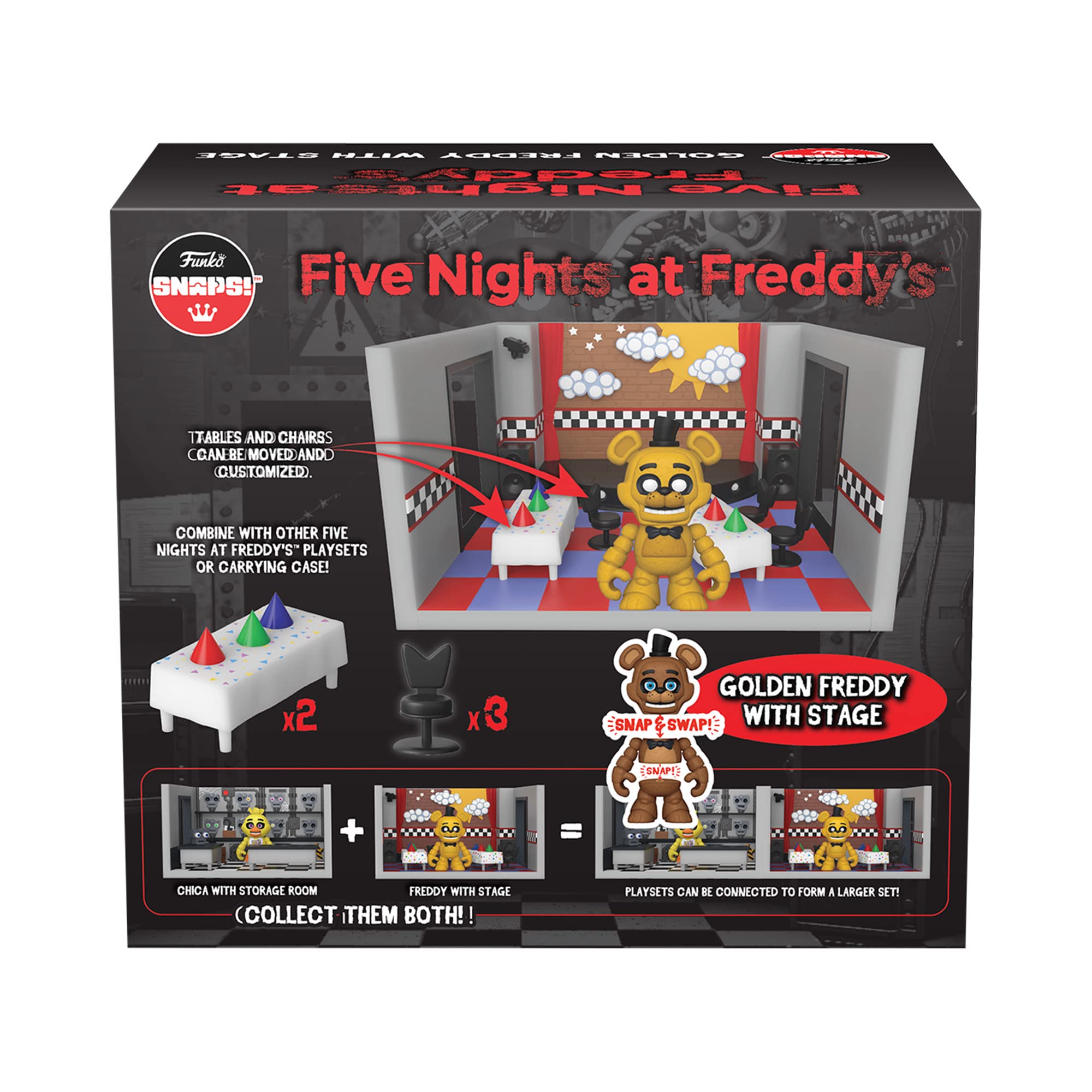 Funko Five Nights at Freddy's Snap: Playset - Stage with Freddy Fazbear 10