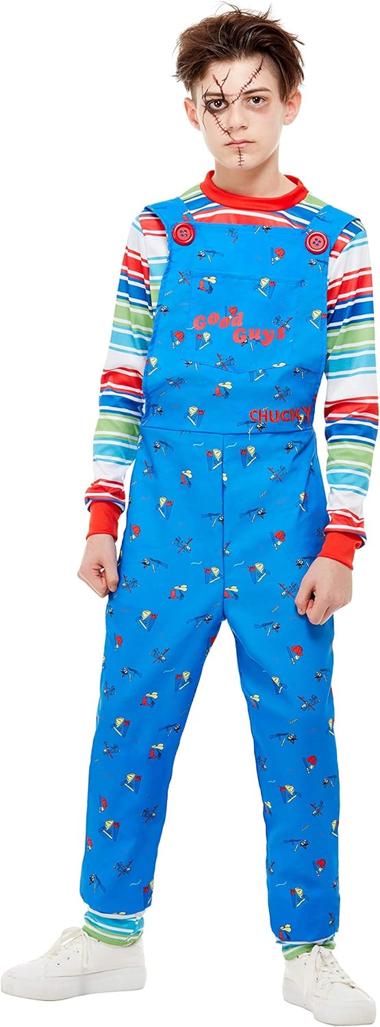 Smiffys Chucky Costume - Kids Unisex Halloween Fancy Dress 4